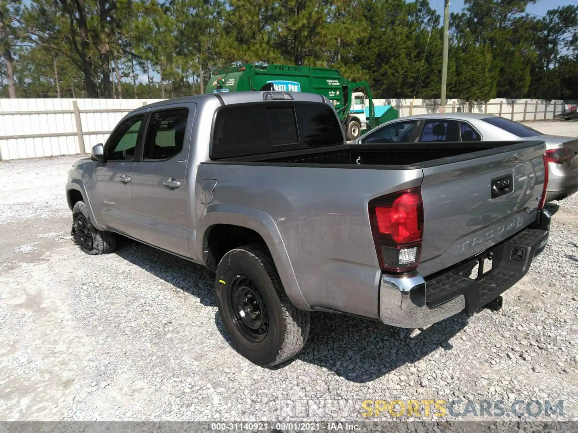 3 Photograph of a damaged car 5TFAZ5CN0MX113748 TOYOTA TACOMA 2WD 2021