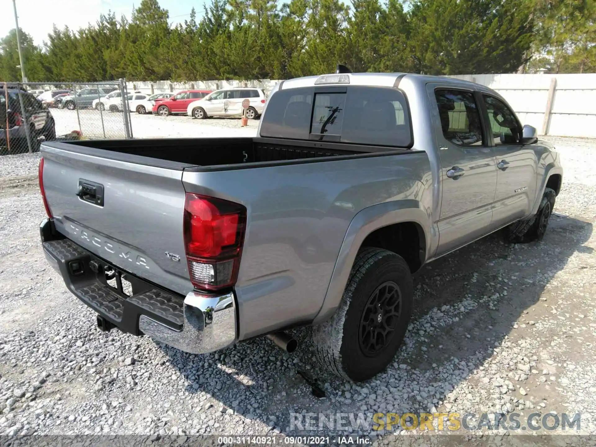 4 Photograph of a damaged car 5TFAZ5CN0MX113748 TOYOTA TACOMA 2WD 2021