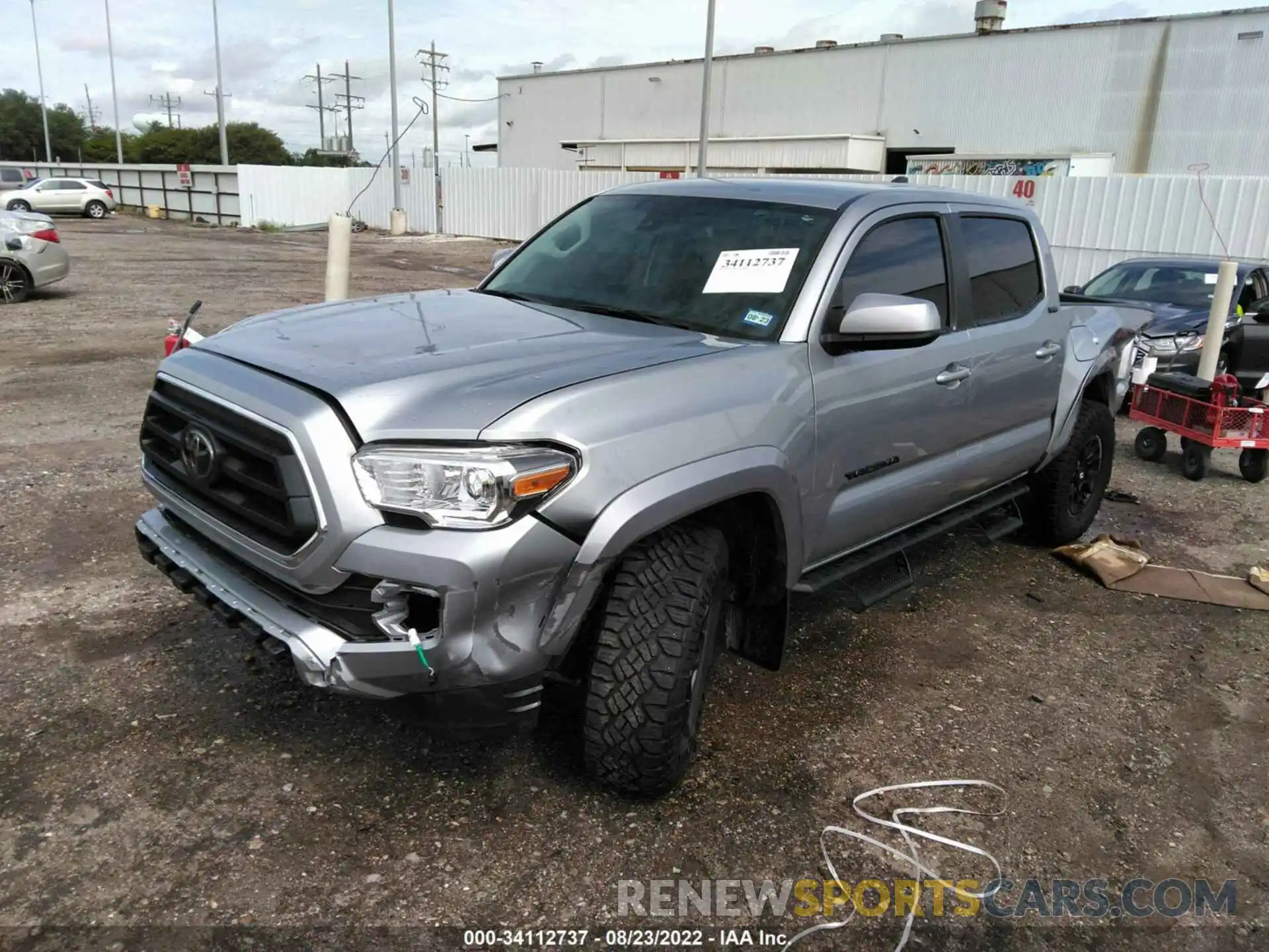 2 Photograph of a damaged car 5TFAZ5CN0MX117024 TOYOTA TACOMA 2WD 2021