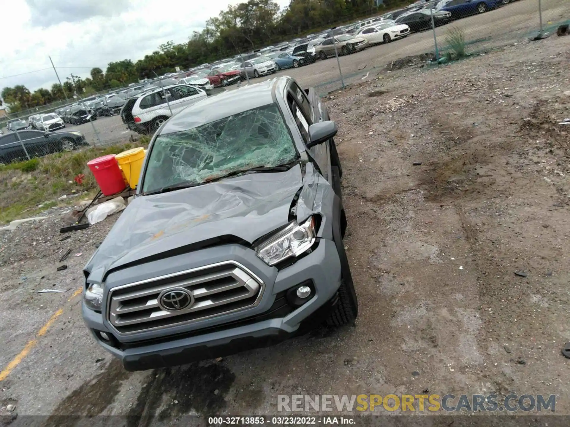 6 Photograph of a damaged car 5TFAZ5CN1MX100166 TOYOTA TACOMA 2WD 2021