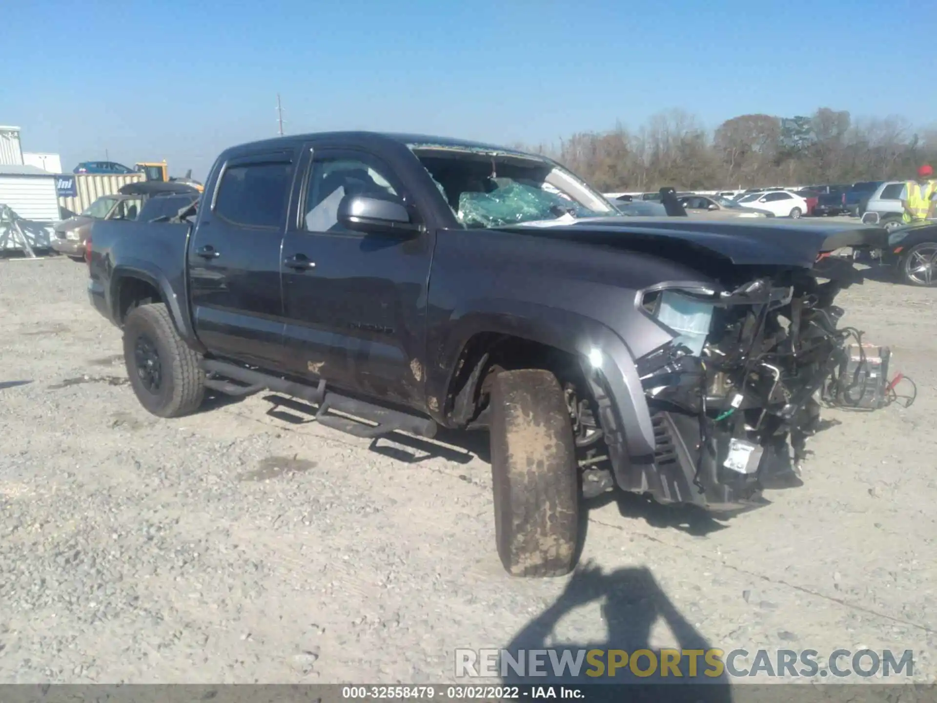 1 Photograph of a damaged car 5TFAZ5CN1MX100247 TOYOTA TACOMA 2WD 2021