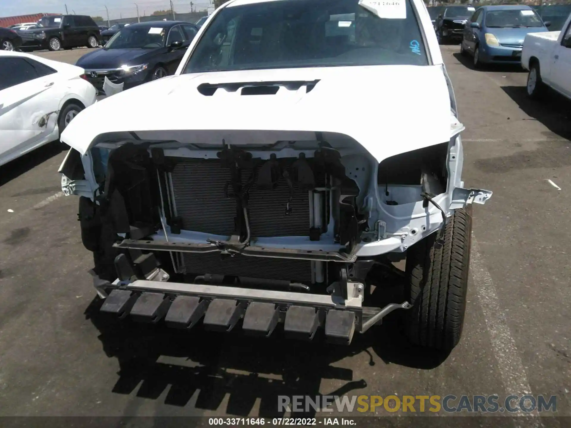 6 Photograph of a damaged car 5TFAZ5CN1MX110910 TOYOTA TACOMA 2WD 2021