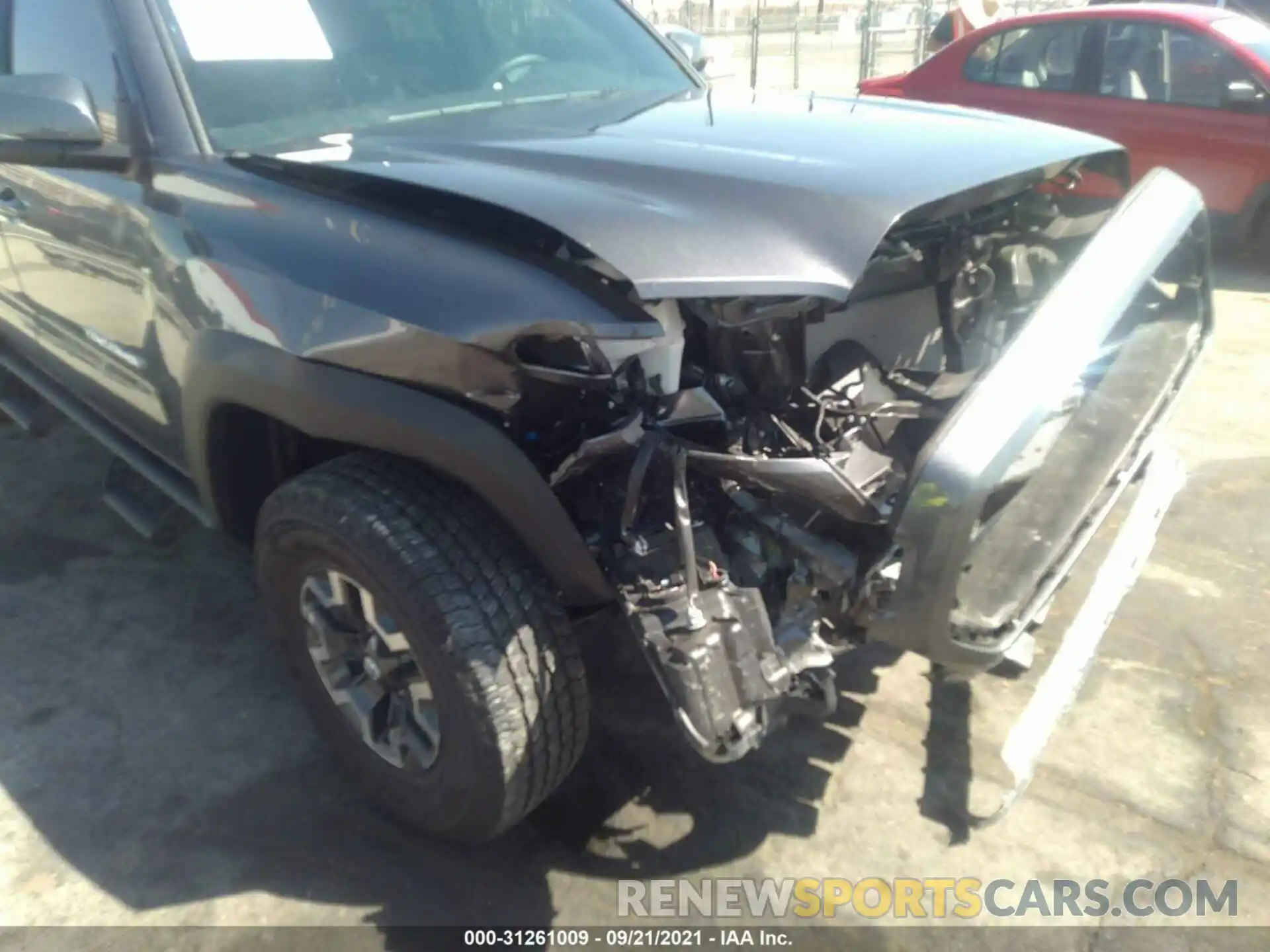 6 Photograph of a damaged car 5TFAZ5CN1MX111930 TOYOTA TACOMA 2WD 2021