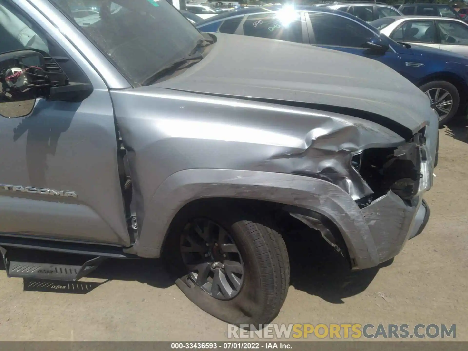 6 Photograph of a damaged car 5TFAZ5CN1MX112740 TOYOTA TACOMA 2WD 2021