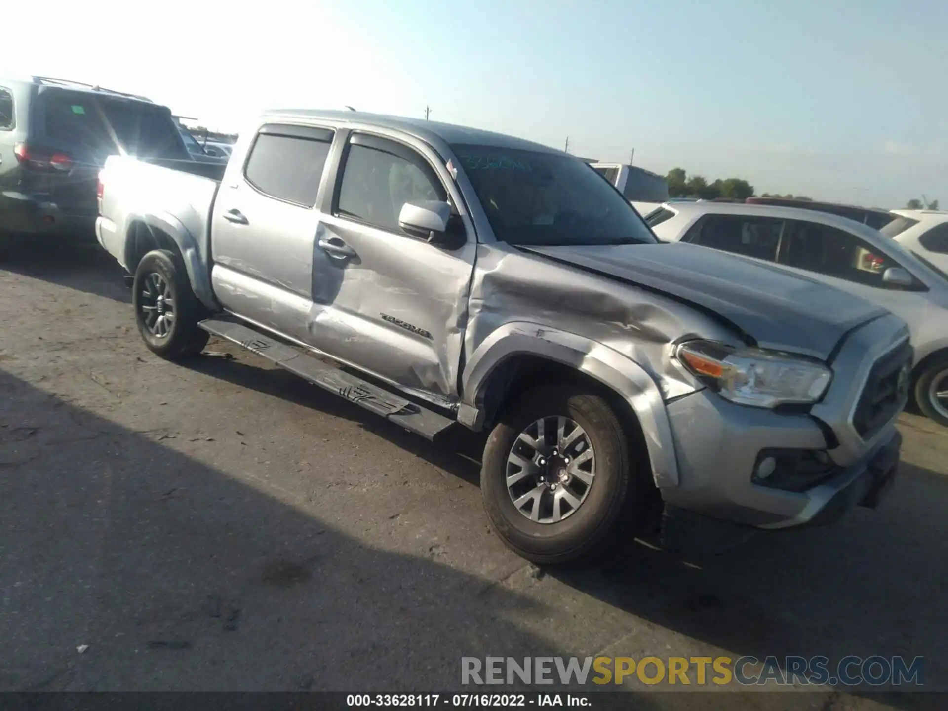 1 Photograph of a damaged car 5TFAZ5CN1MX115749 TOYOTA TACOMA 2WD 2021