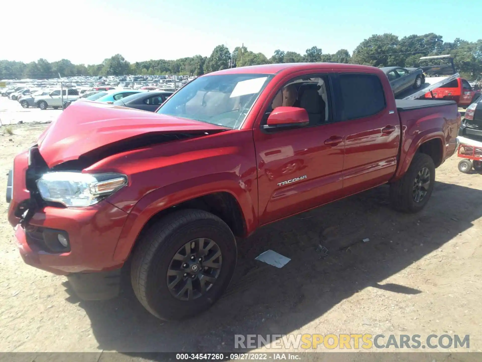 2 Фотография поврежденного автомобиля 5TFAZ5CN2MX095608 TOYOTA TACOMA 2WD 2021