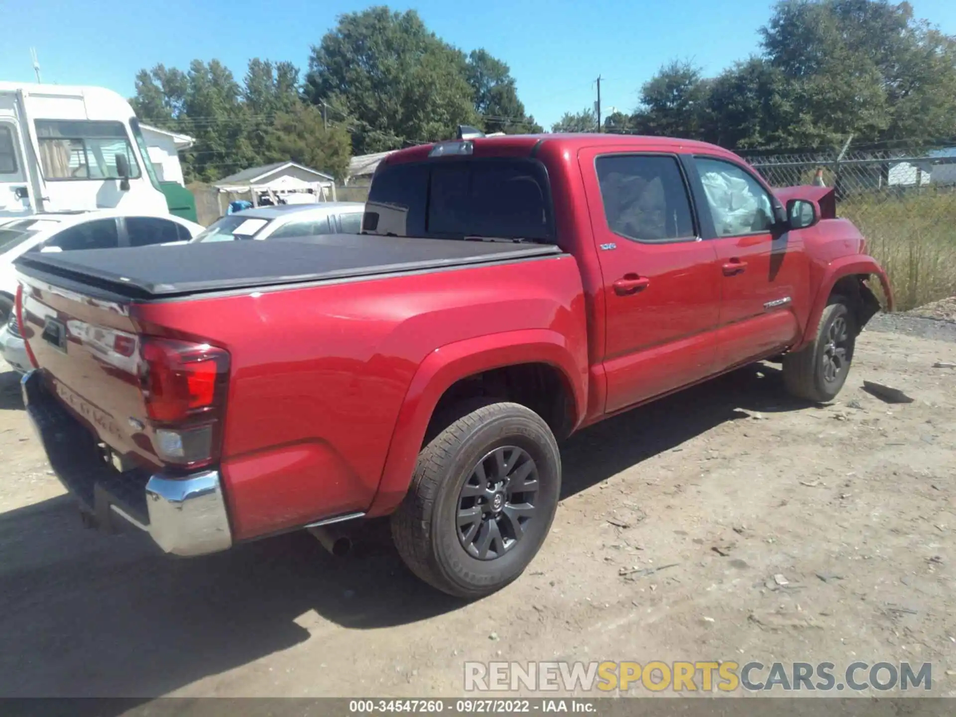 4 Фотография поврежденного автомобиля 5TFAZ5CN2MX095608 TOYOTA TACOMA 2WD 2021