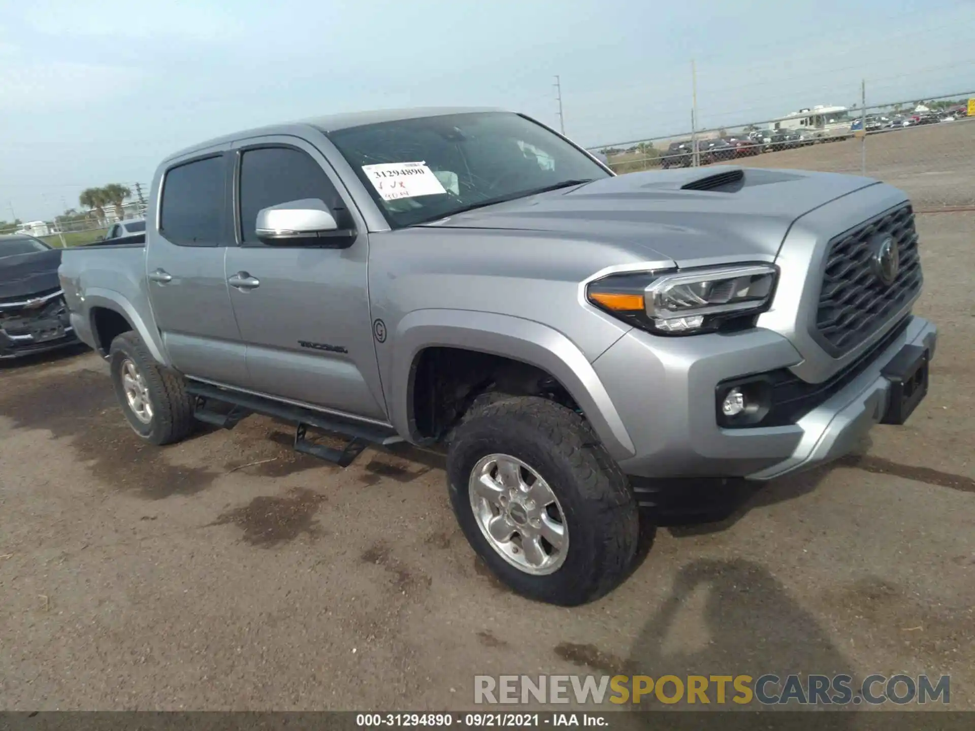 1 Photograph of a damaged car 5TFAZ5CN2MX099707 TOYOTA TACOMA 2WD 2021