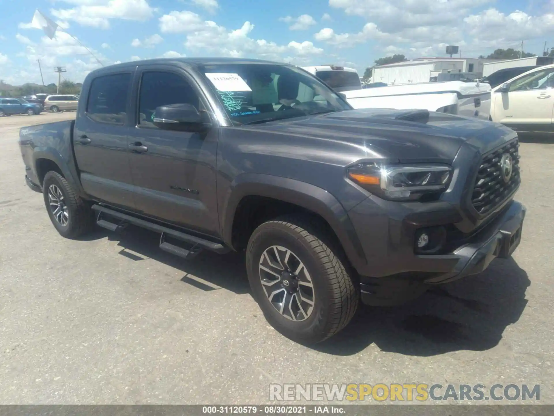 1 Photograph of a damaged car 5TFAZ5CN2MX101679 TOYOTA TACOMA 2WD 2021