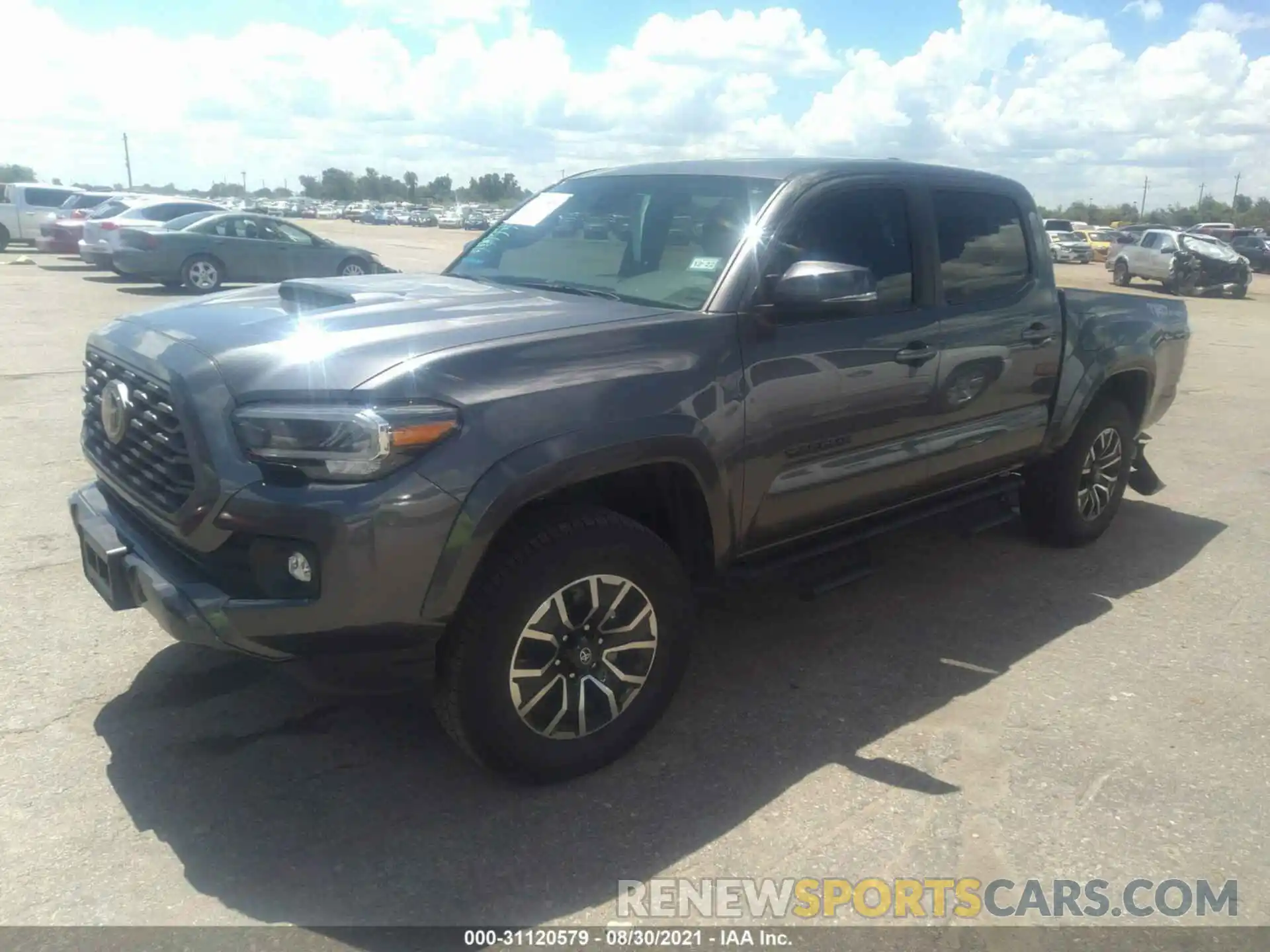 2 Photograph of a damaged car 5TFAZ5CN2MX101679 TOYOTA TACOMA 2WD 2021