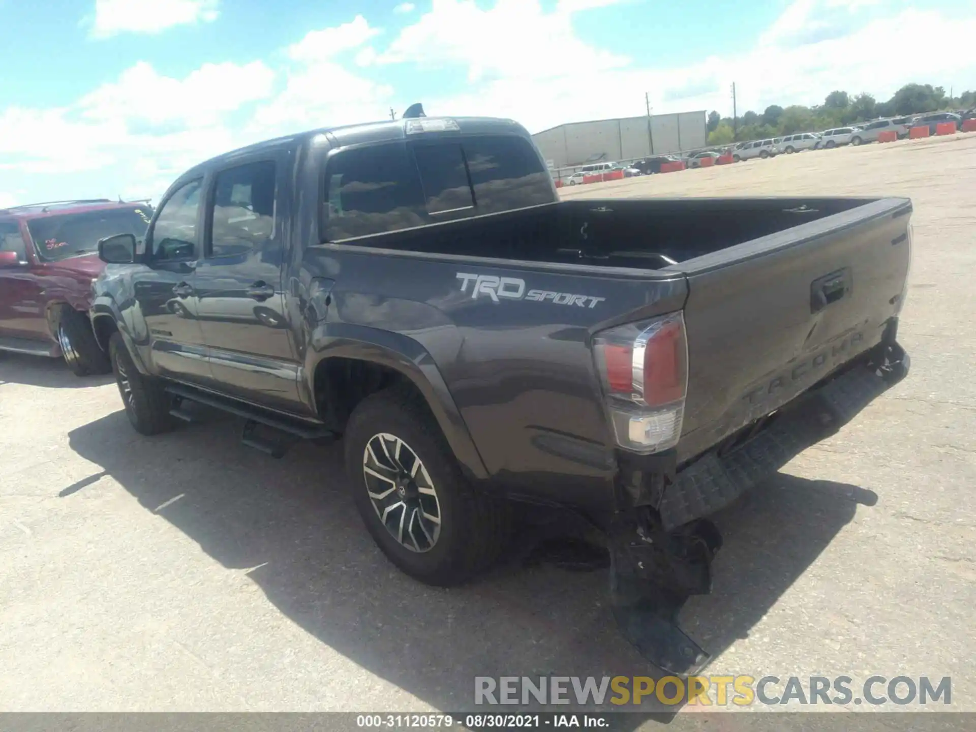 3 Photograph of a damaged car 5TFAZ5CN2MX101679 TOYOTA TACOMA 2WD 2021