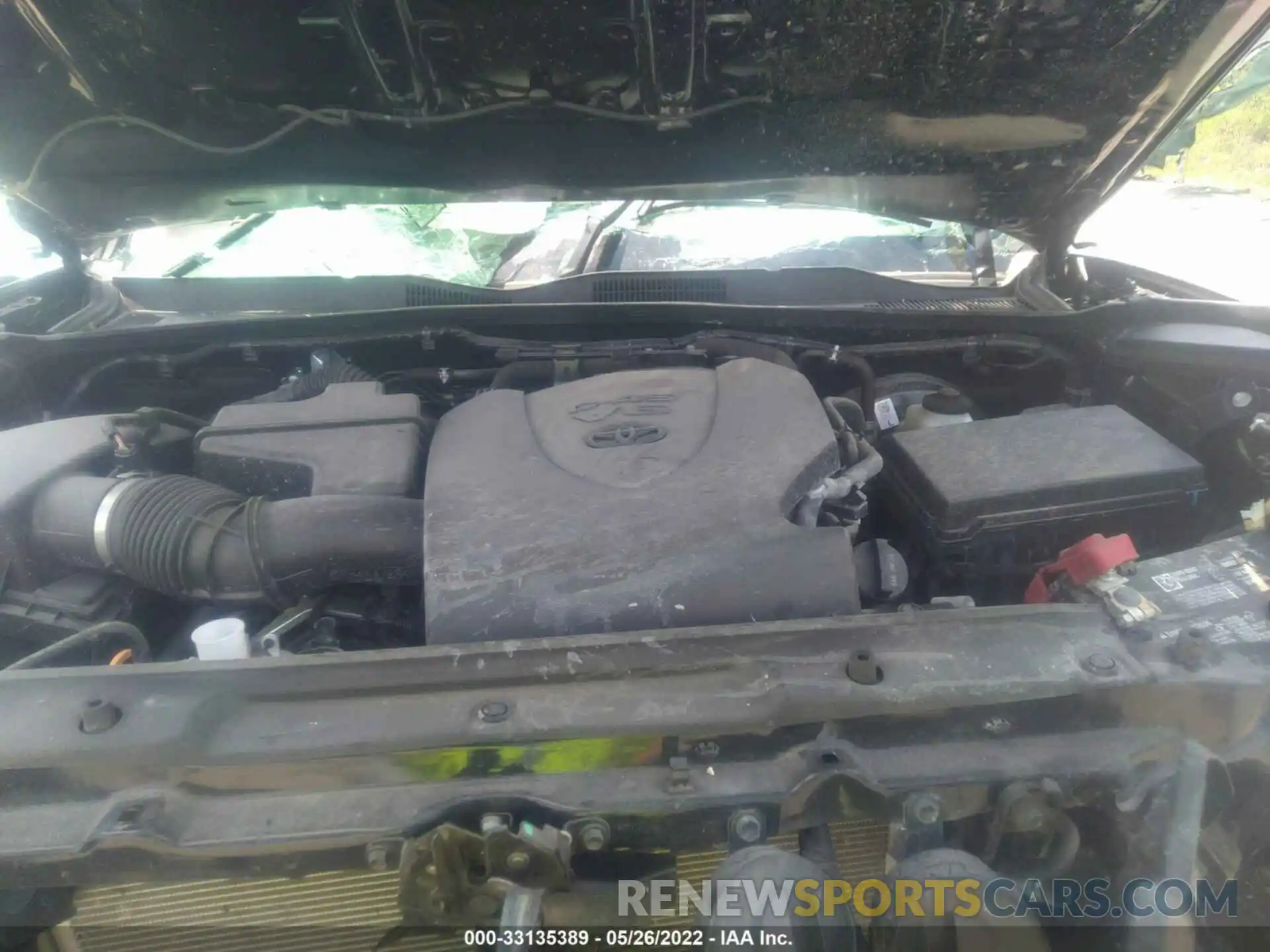 10 Photograph of a damaged car 5TFAZ5CN2MX102072 TOYOTA TACOMA 2WD 2021