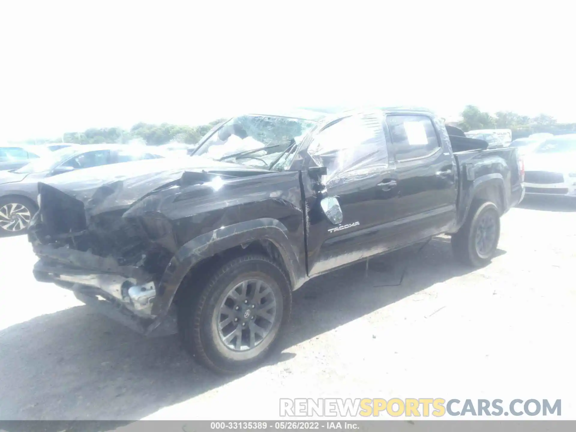 2 Photograph of a damaged car 5TFAZ5CN2MX102072 TOYOTA TACOMA 2WD 2021