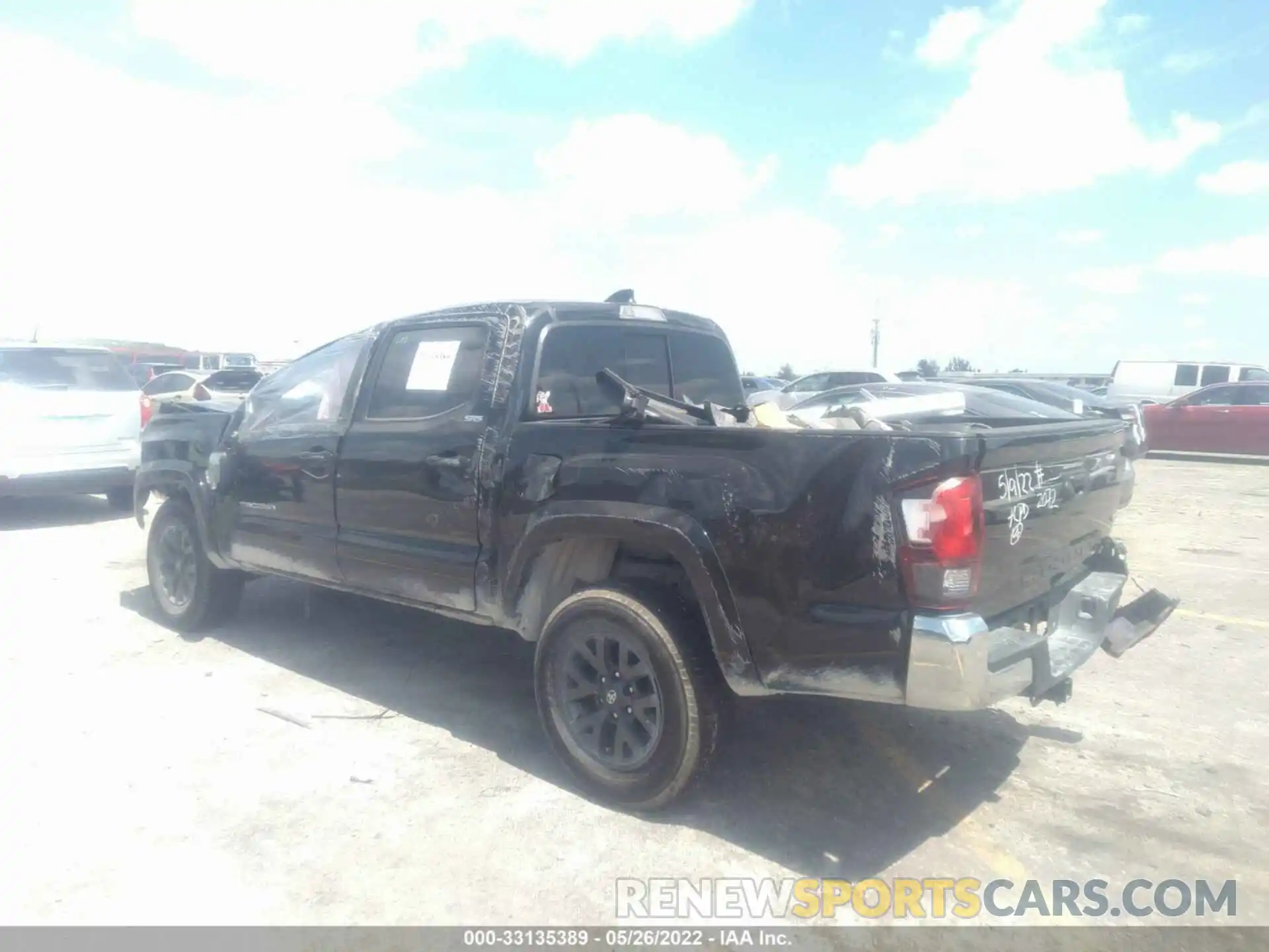 3 Photograph of a damaged car 5TFAZ5CN2MX102072 TOYOTA TACOMA 2WD 2021