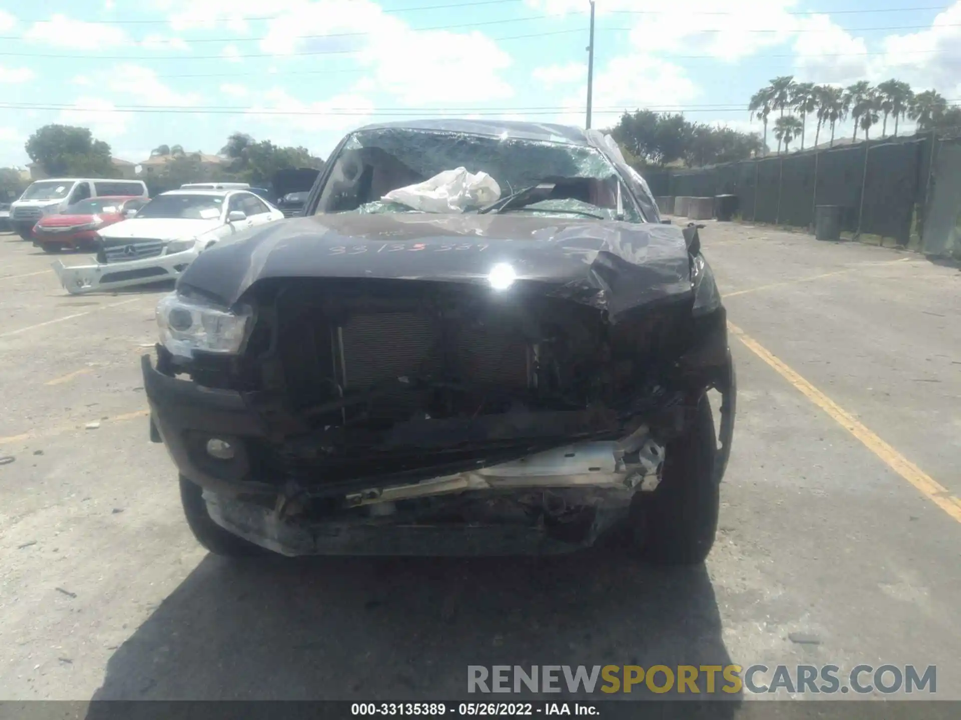 6 Photograph of a damaged car 5TFAZ5CN2MX102072 TOYOTA TACOMA 2WD 2021