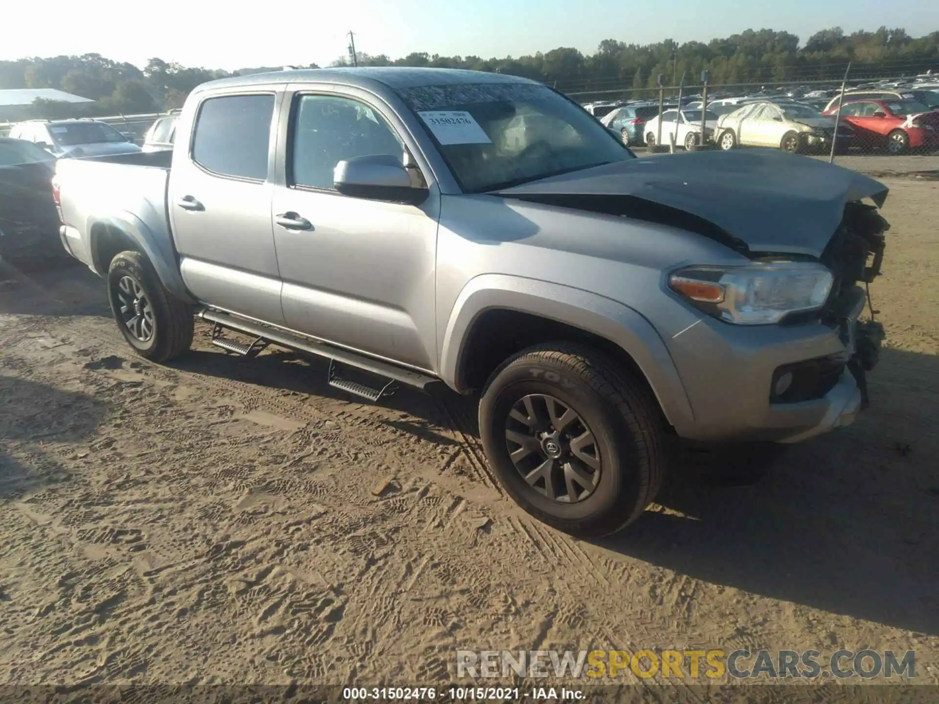 1 Photograph of a damaged car 5TFAZ5CN2MX102105 TOYOTA TACOMA 2WD 2021