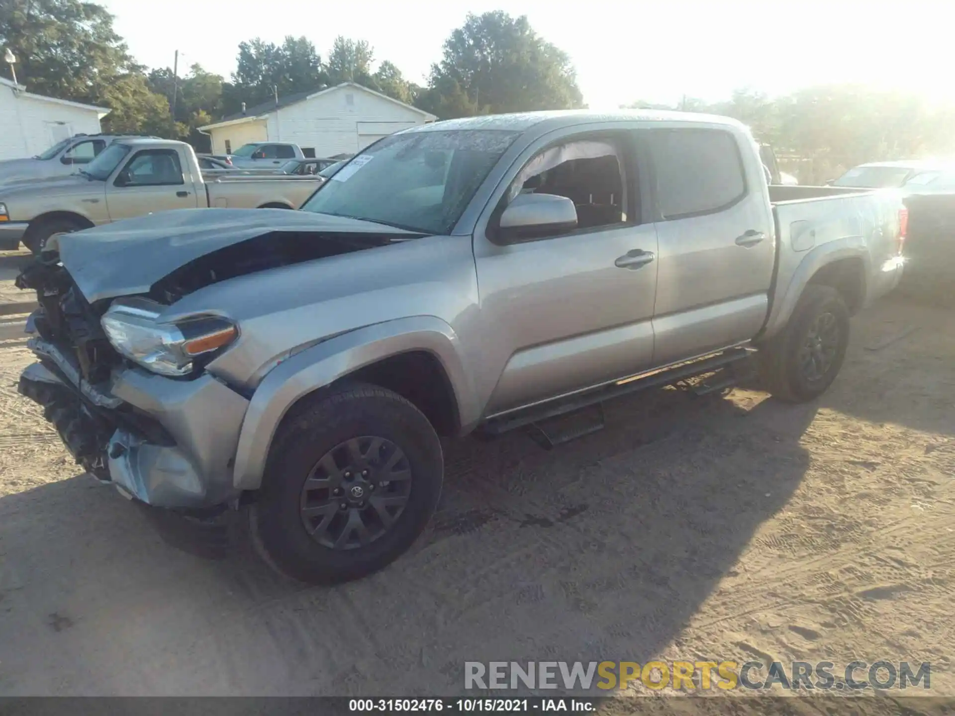 2 Photograph of a damaged car 5TFAZ5CN2MX102105 TOYOTA TACOMA 2WD 2021