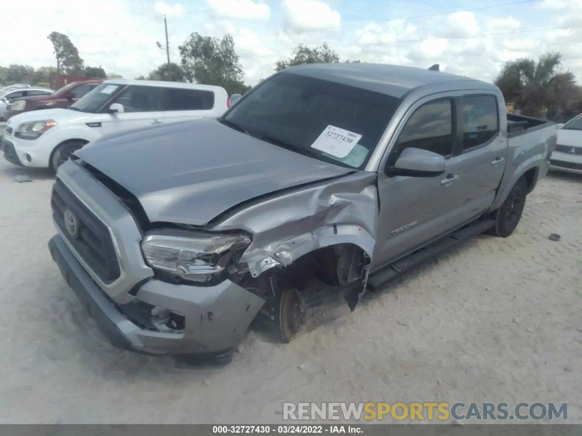 2 Photograph of a damaged car 5TFAZ5CN2MX104422 TOYOTA TACOMA 2WD 2021