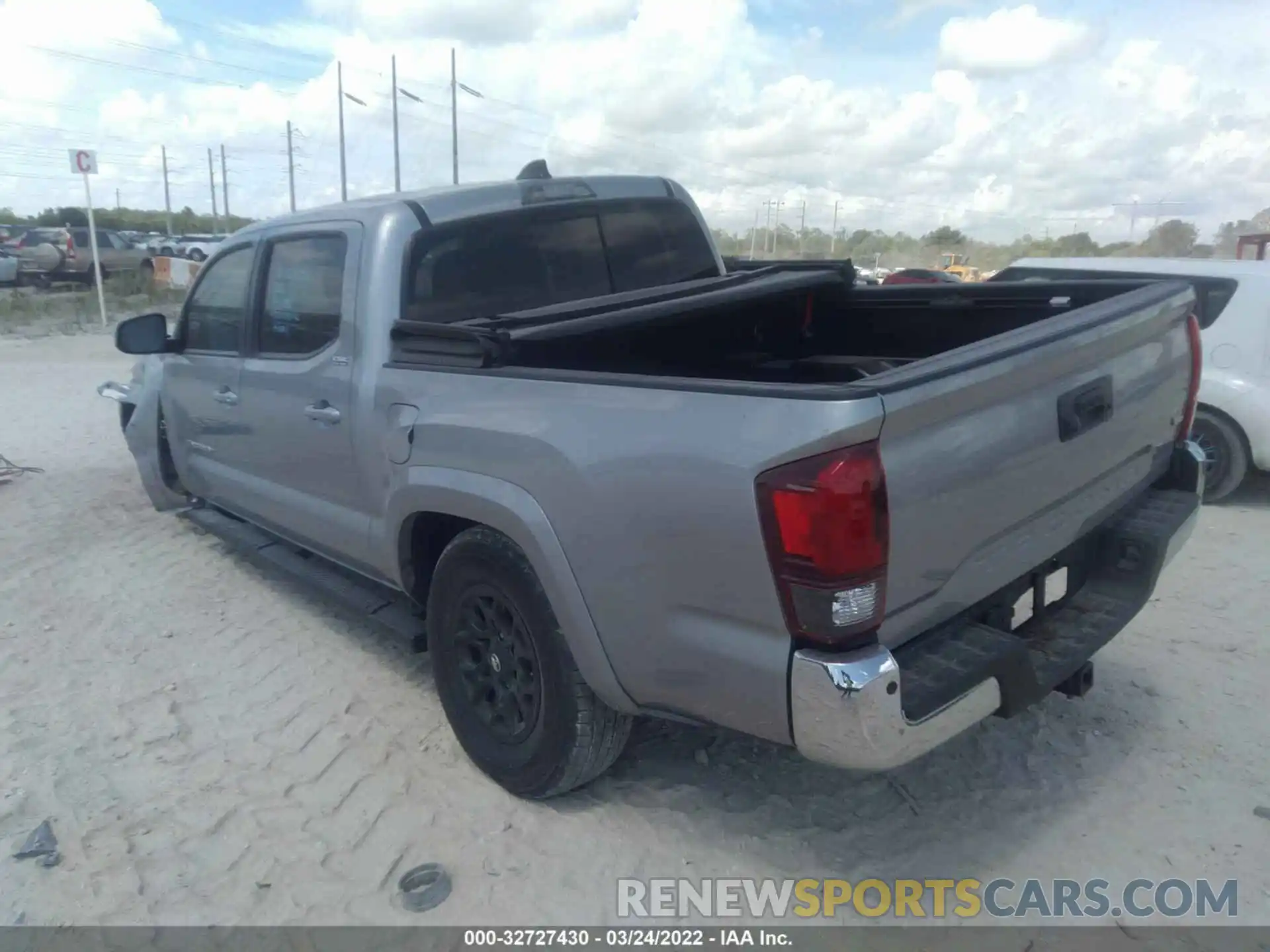 3 Photograph of a damaged car 5TFAZ5CN2MX104422 TOYOTA TACOMA 2WD 2021