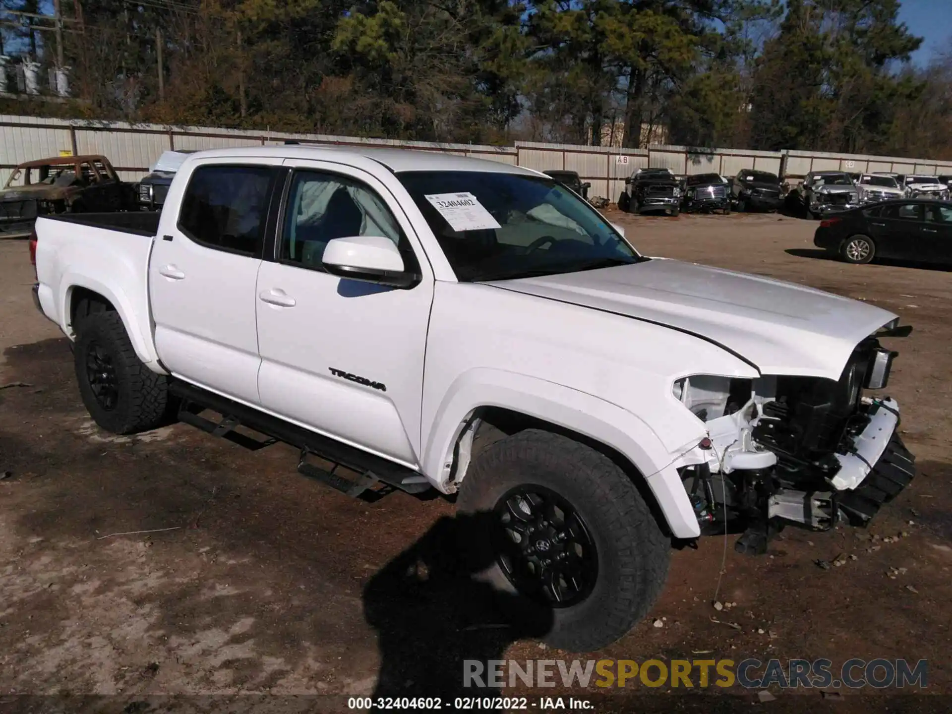 1 Photograph of a damaged car 5TFAZ5CN2MX108695 TOYOTA TACOMA 2WD 2021