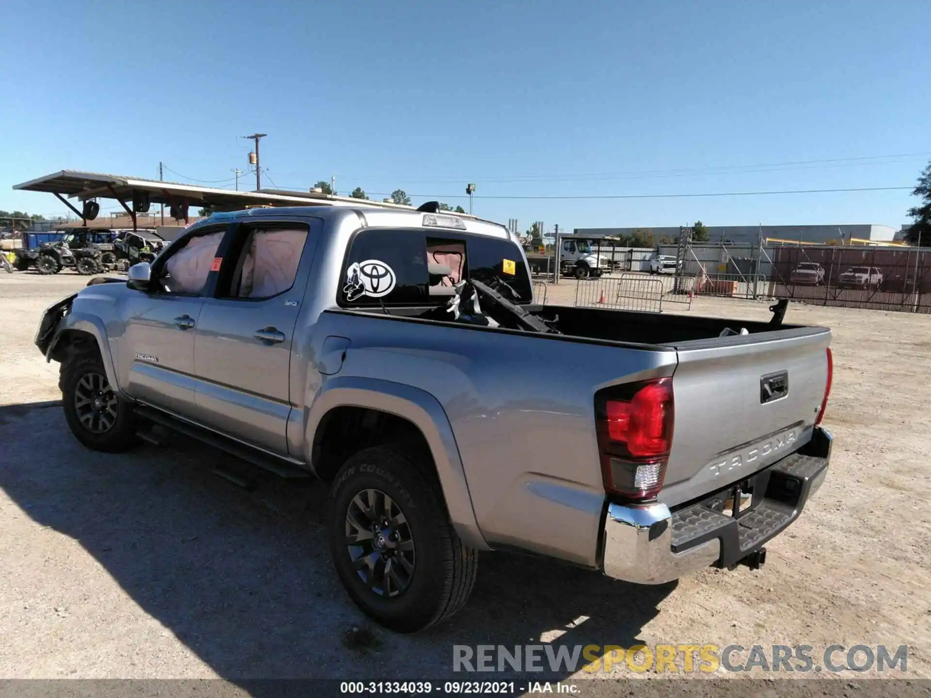 3 Photograph of a damaged car 5TFAZ5CN3MX103537 TOYOTA TACOMA 2WD 2021