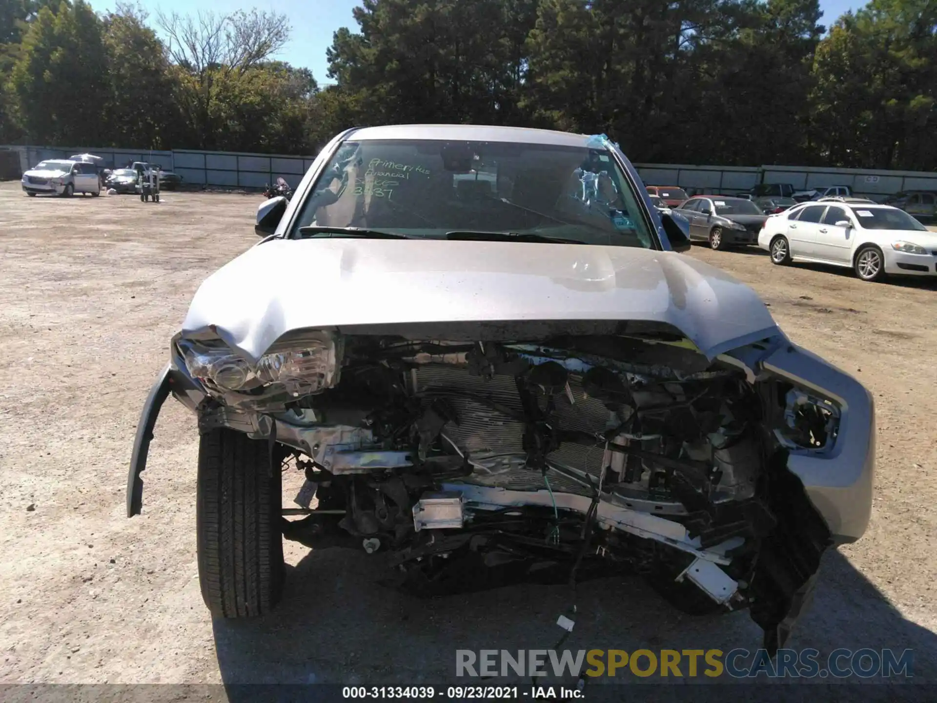 6 Photograph of a damaged car 5TFAZ5CN3MX103537 TOYOTA TACOMA 2WD 2021