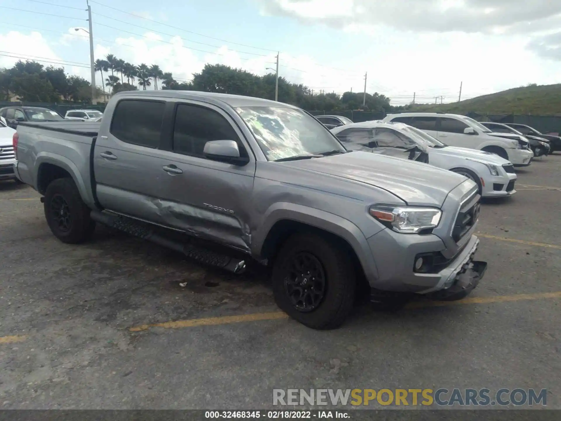 1 Photograph of a damaged car 5TFAZ5CN3MX115512 TOYOTA TACOMA 2WD 2021