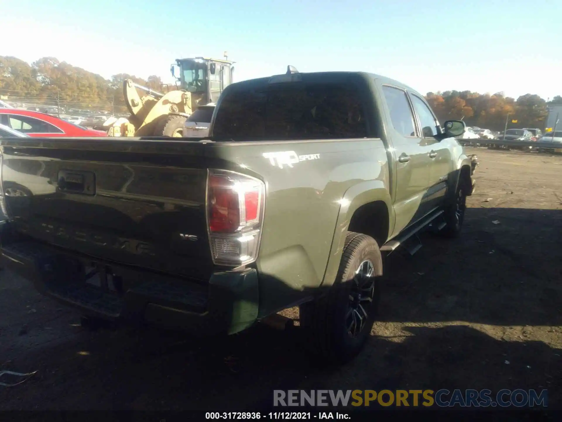 4 Photograph of a damaged car 5TFAZ5CN4MX099501 TOYOTA TACOMA 2WD 2021