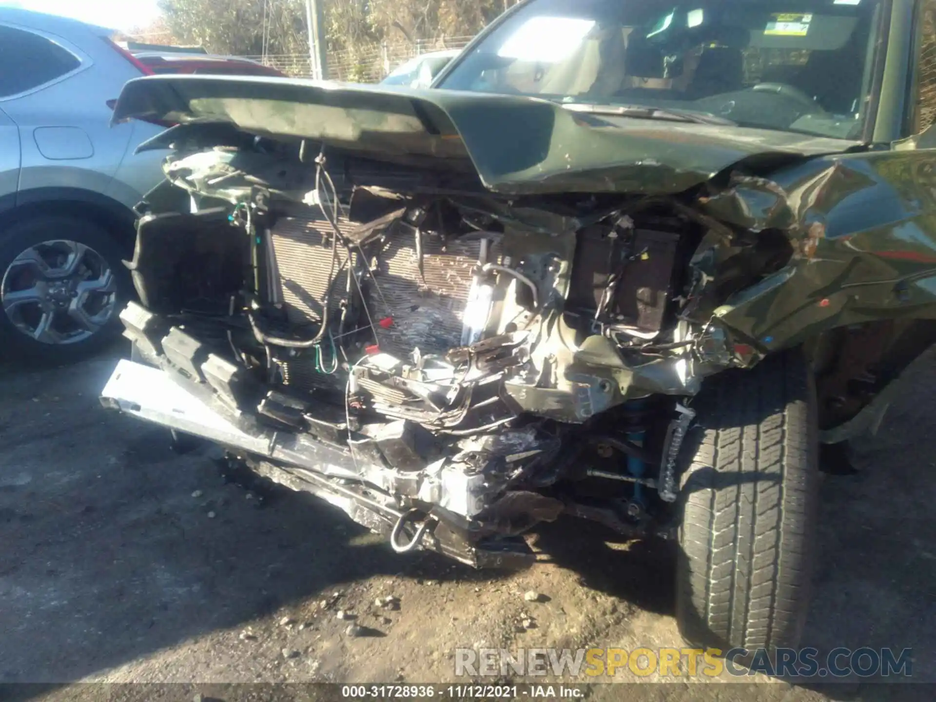 6 Photograph of a damaged car 5TFAZ5CN4MX099501 TOYOTA TACOMA 2WD 2021