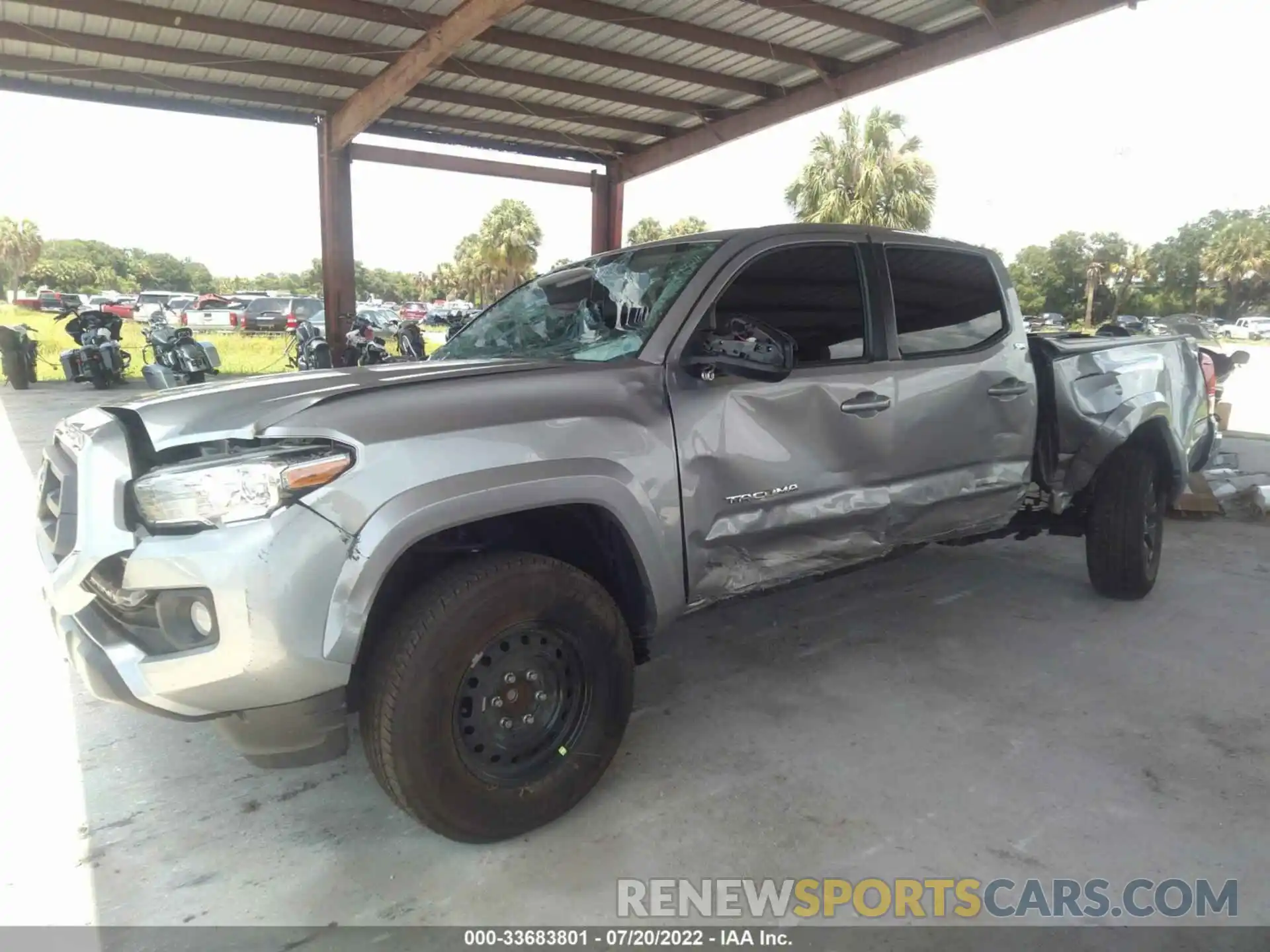 6 Photograph of a damaged car 5TFAZ5CN4MX104471 TOYOTA TACOMA 2WD 2021