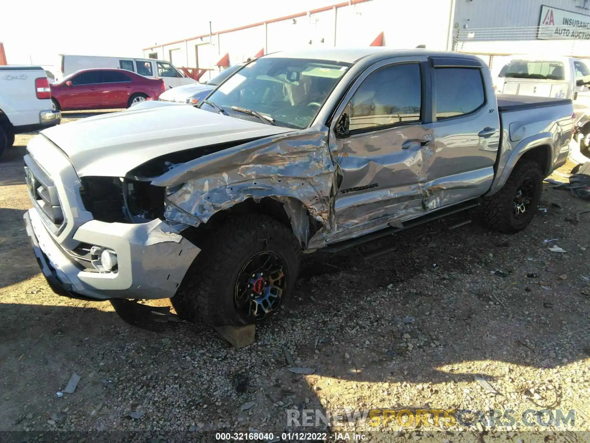 2 Photograph of a damaged car 5TFAZ5CN4MX110321 TOYOTA TACOMA 2WD 2021