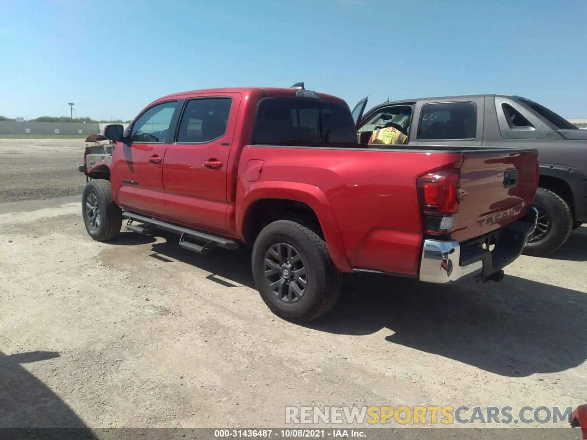 3 Photograph of a damaged car 5TFAZ5CN5MX095358 TOYOTA TACOMA 2WD 2021