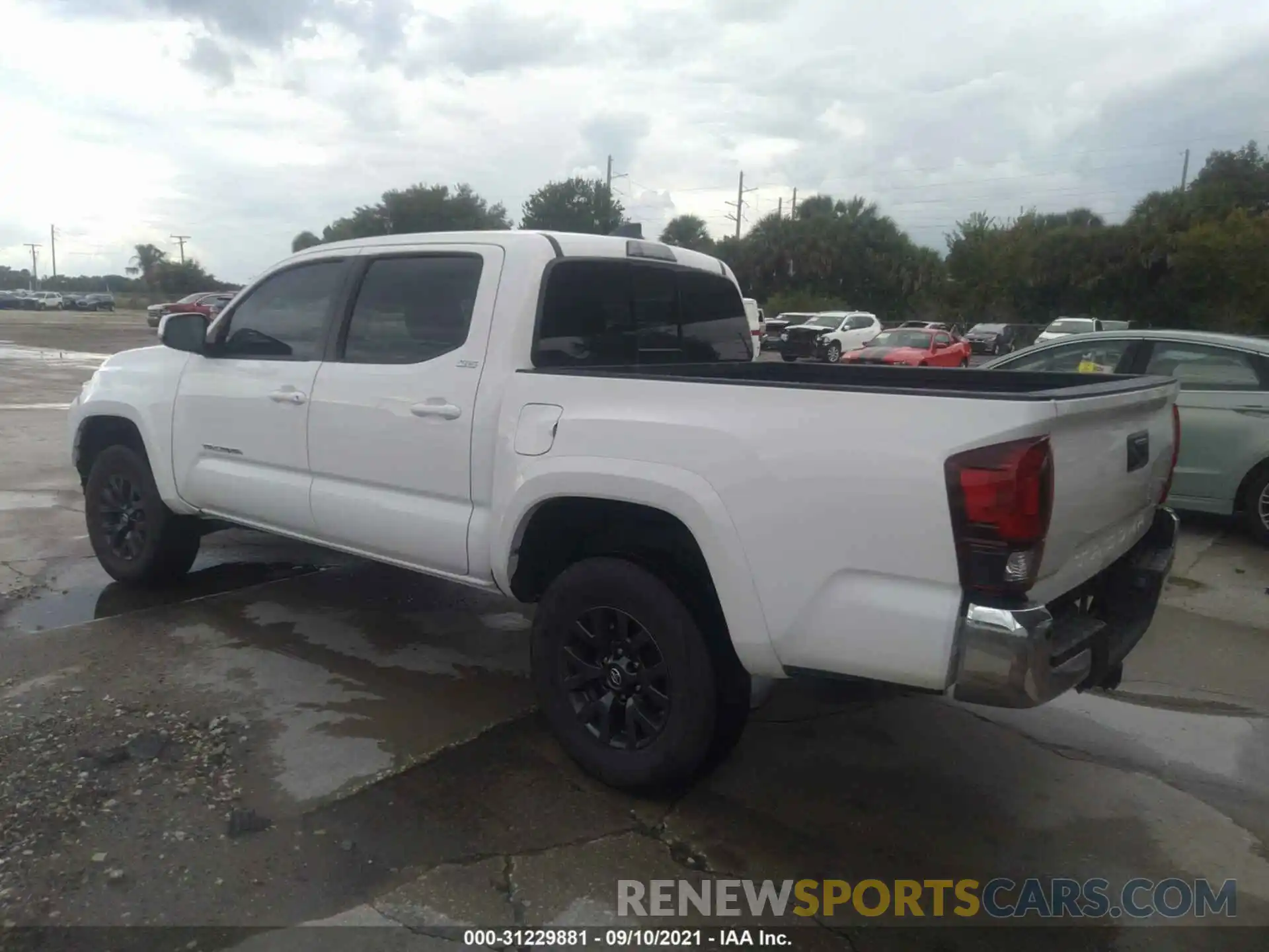 3 Photograph of a damaged car 5TFAZ5CN5MX097370 TOYOTA TACOMA 2WD 2021