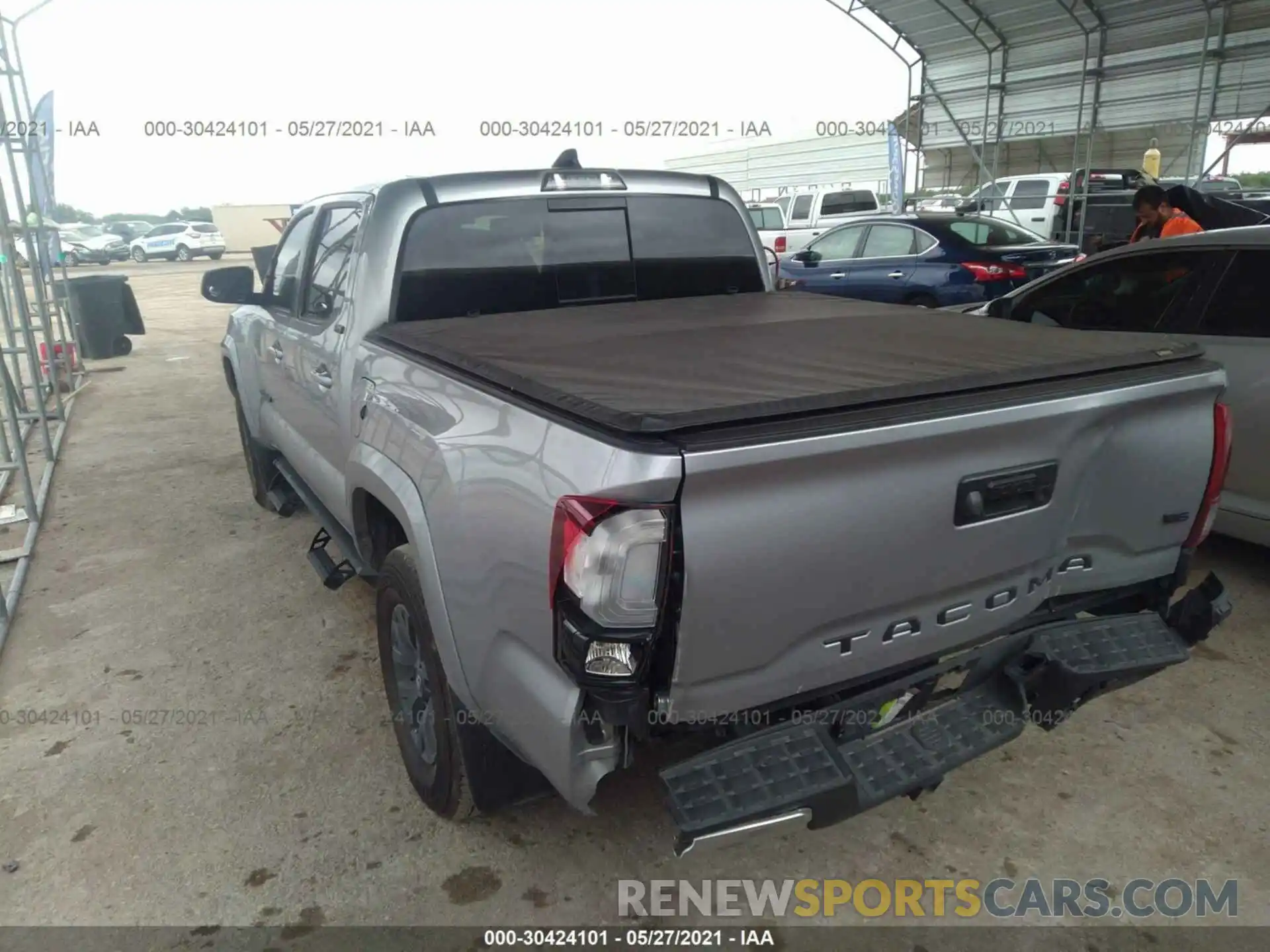 3 Photograph of a damaged car 5TFAZ5CN5MX097773 TOYOTA TACOMA 2WD 2021