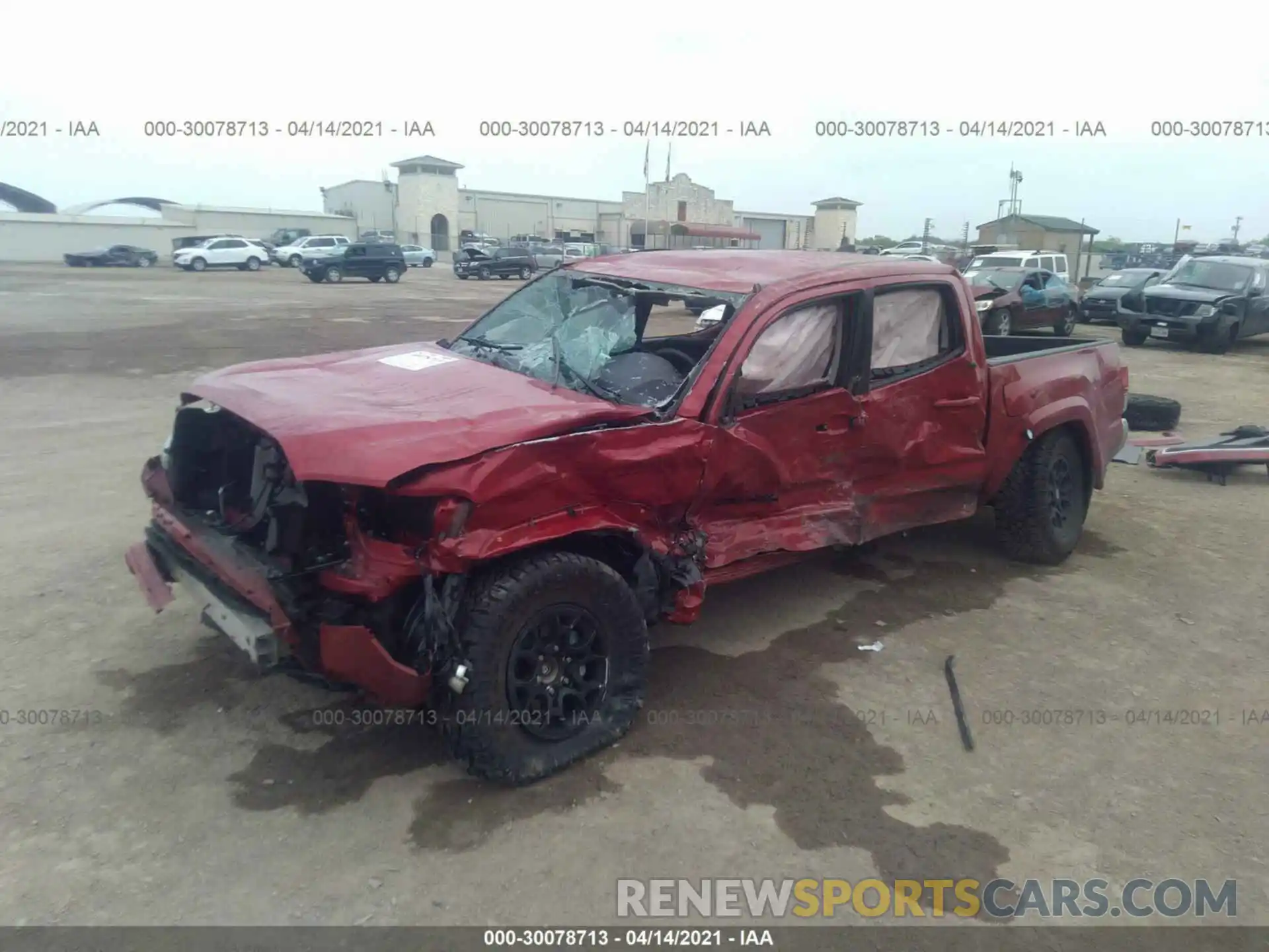 6 Photograph of a damaged car 5TFAZ5CN5MX102745 TOYOTA TACOMA 2WD 2021