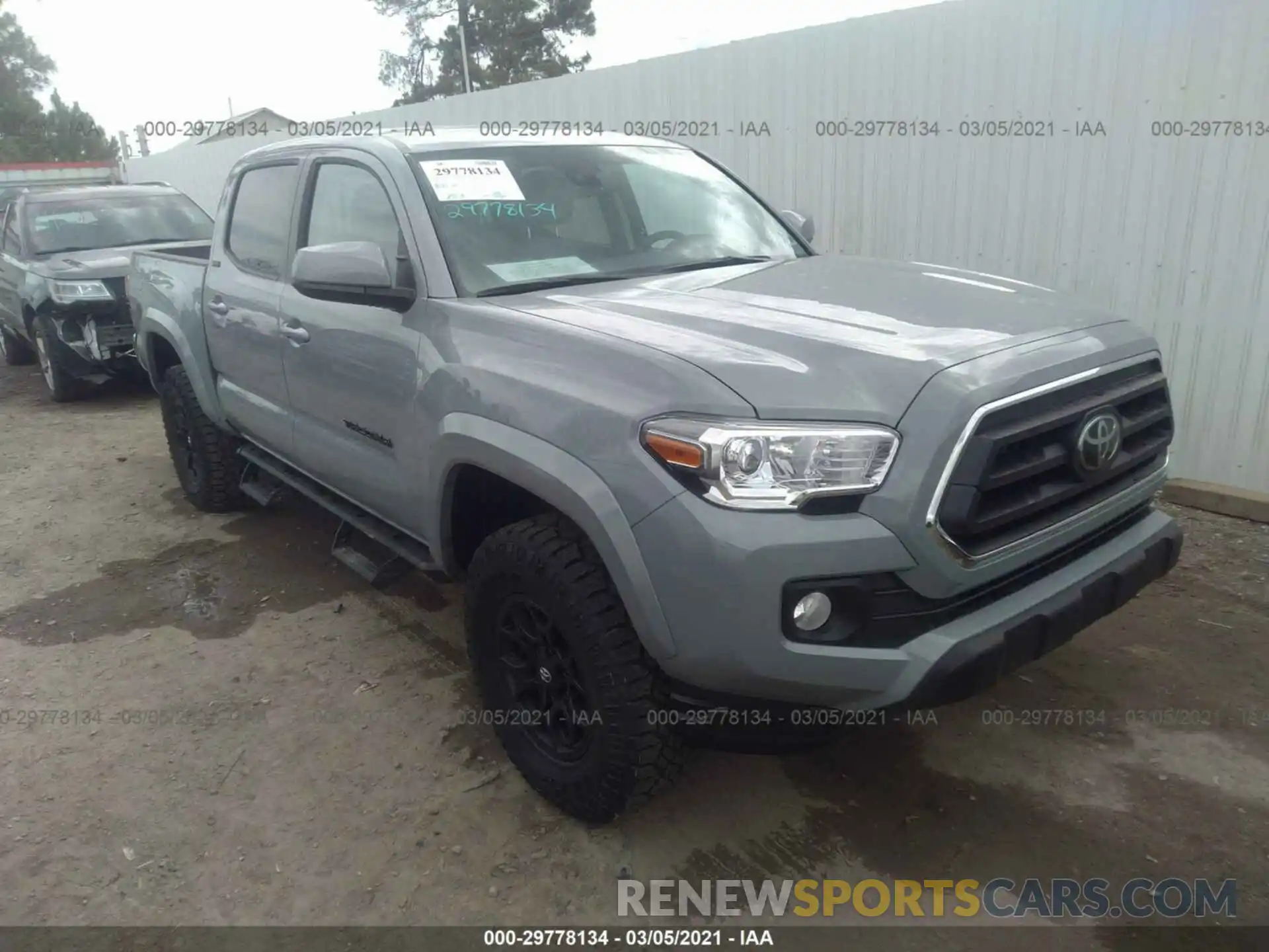 1 Photograph of a damaged car 5TFAZ5CN5MX102826 TOYOTA TACOMA 2WD 2021