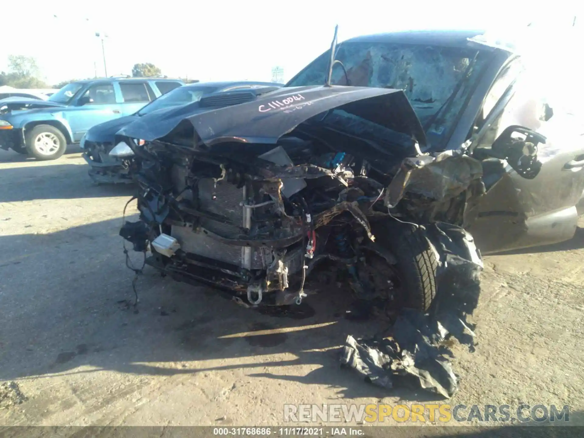 6 Photograph of a damaged car 5TFAZ5CN5MX111137 TOYOTA TACOMA 2WD 2021