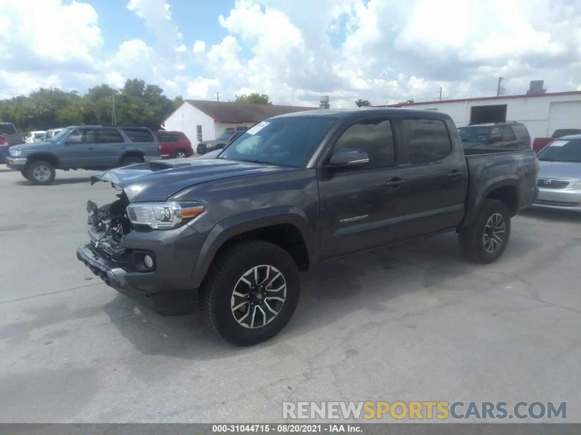 2 Photograph of a damaged car 5TFAZ5CN5MX113146 TOYOTA TACOMA 2WD 2021