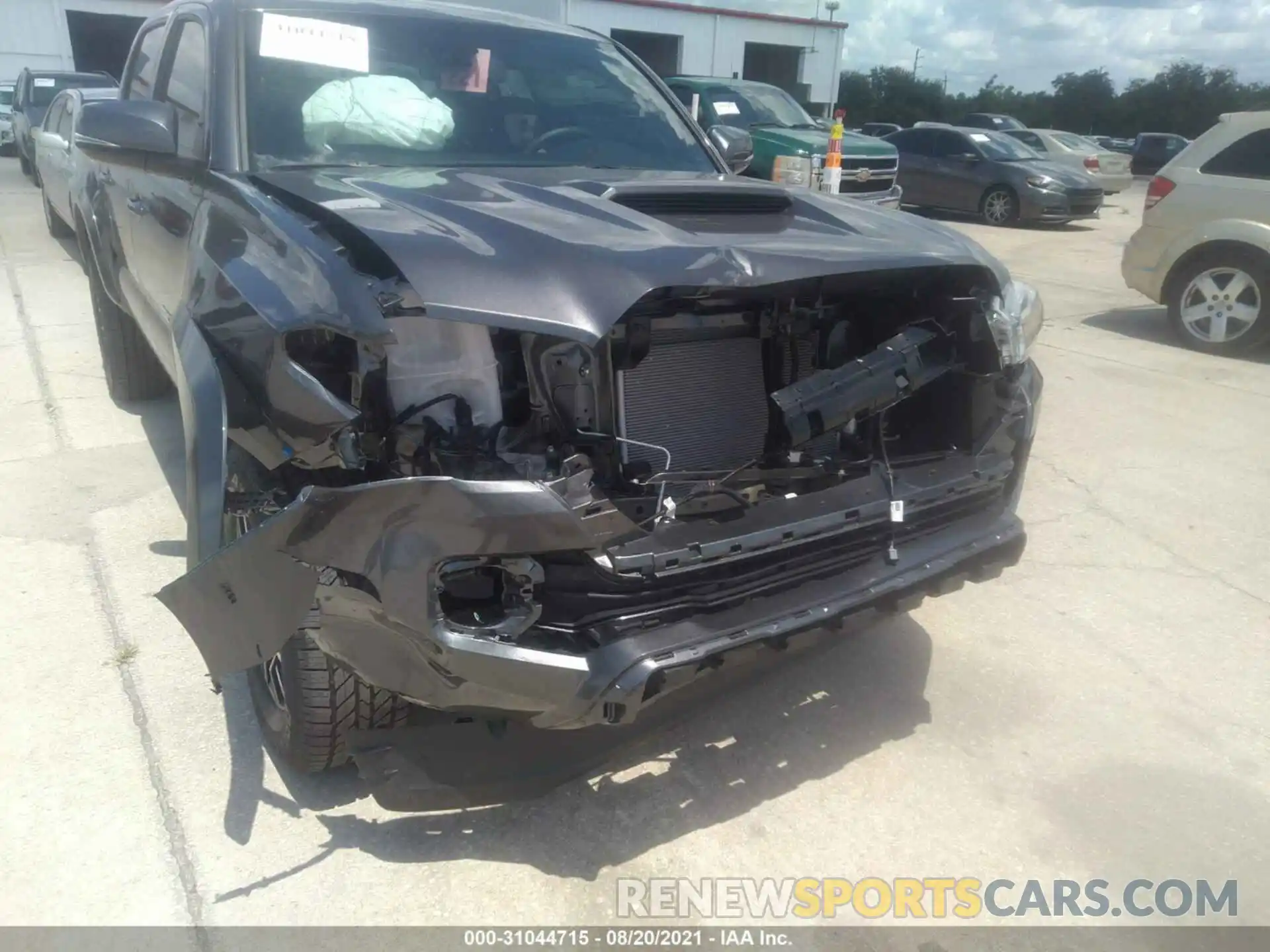 6 Photograph of a damaged car 5TFAZ5CN5MX113146 TOYOTA TACOMA 2WD 2021