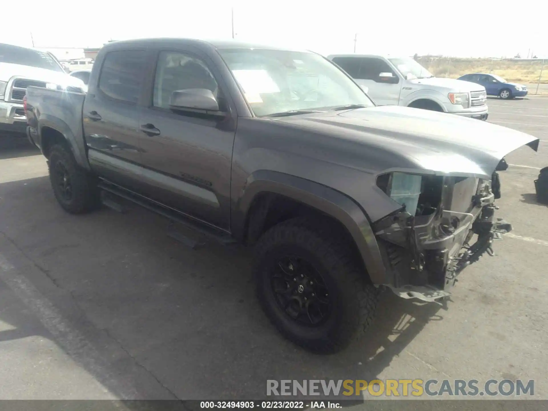 1 Photograph of a damaged car 5TFAZ5CN5MX115320 TOYOTA TACOMA 2WD 2021