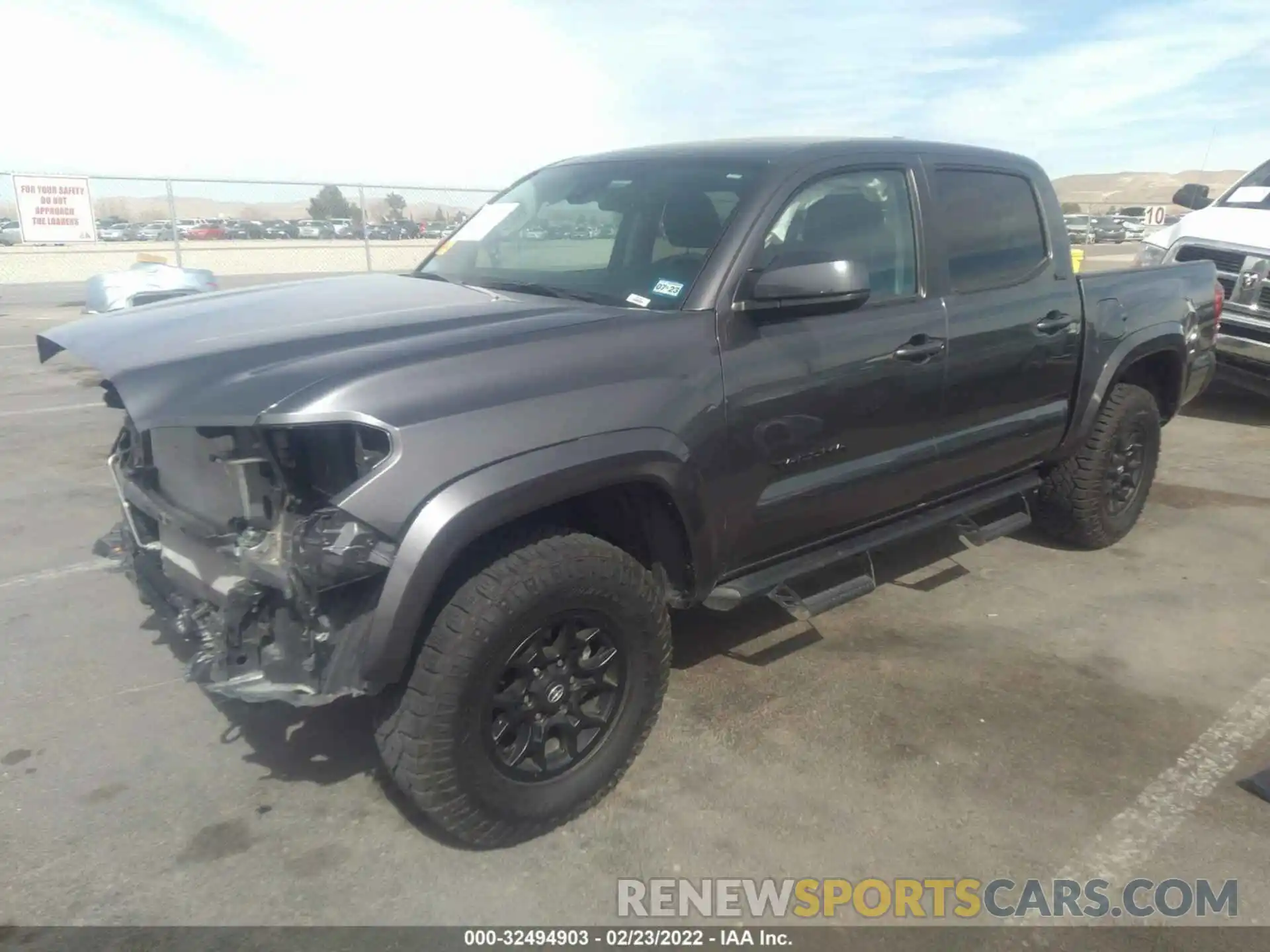 2 Photograph of a damaged car 5TFAZ5CN5MX115320 TOYOTA TACOMA 2WD 2021