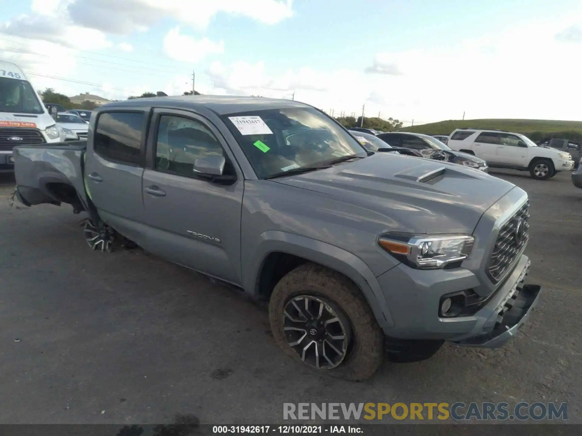 1 Photograph of a damaged car 5TFAZ5CN6MX096051 TOYOTA TACOMA 2WD 2021