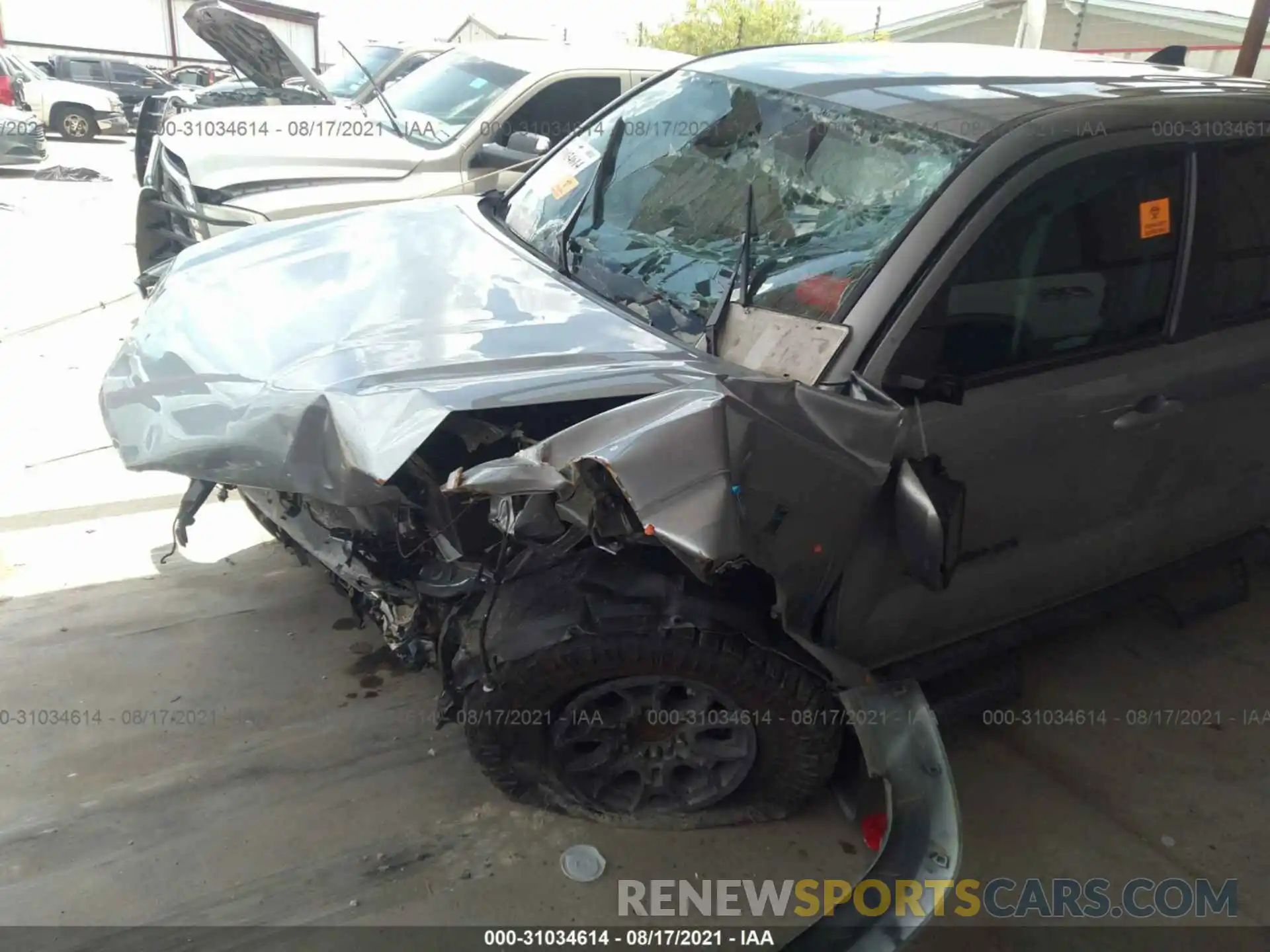 6 Photograph of a damaged car 5TFAZ5CN6MX105735 TOYOTA TACOMA 2WD 2021