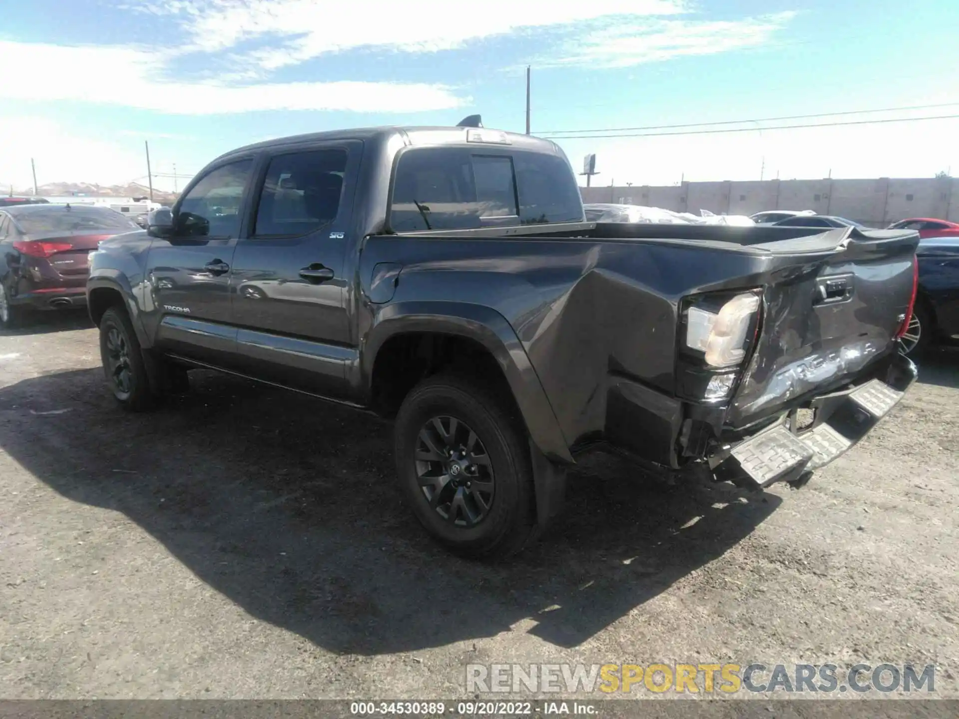 3 Photograph of a damaged car 5TFAZ5CN6MX108540 TOYOTA TACOMA 2WD 2021