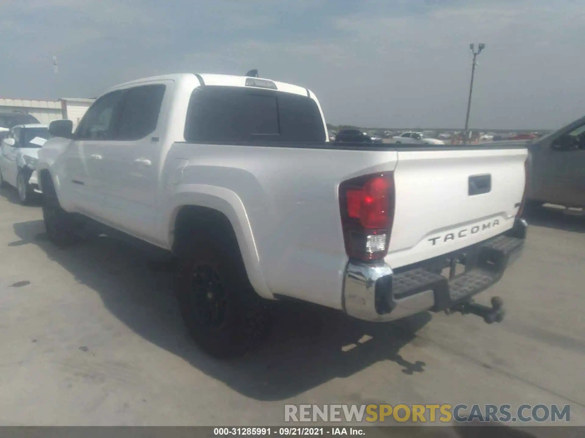 3 Photograph of a damaged car 5TFAZ5CN6MX108683 TOYOTA TACOMA 2WD 2021