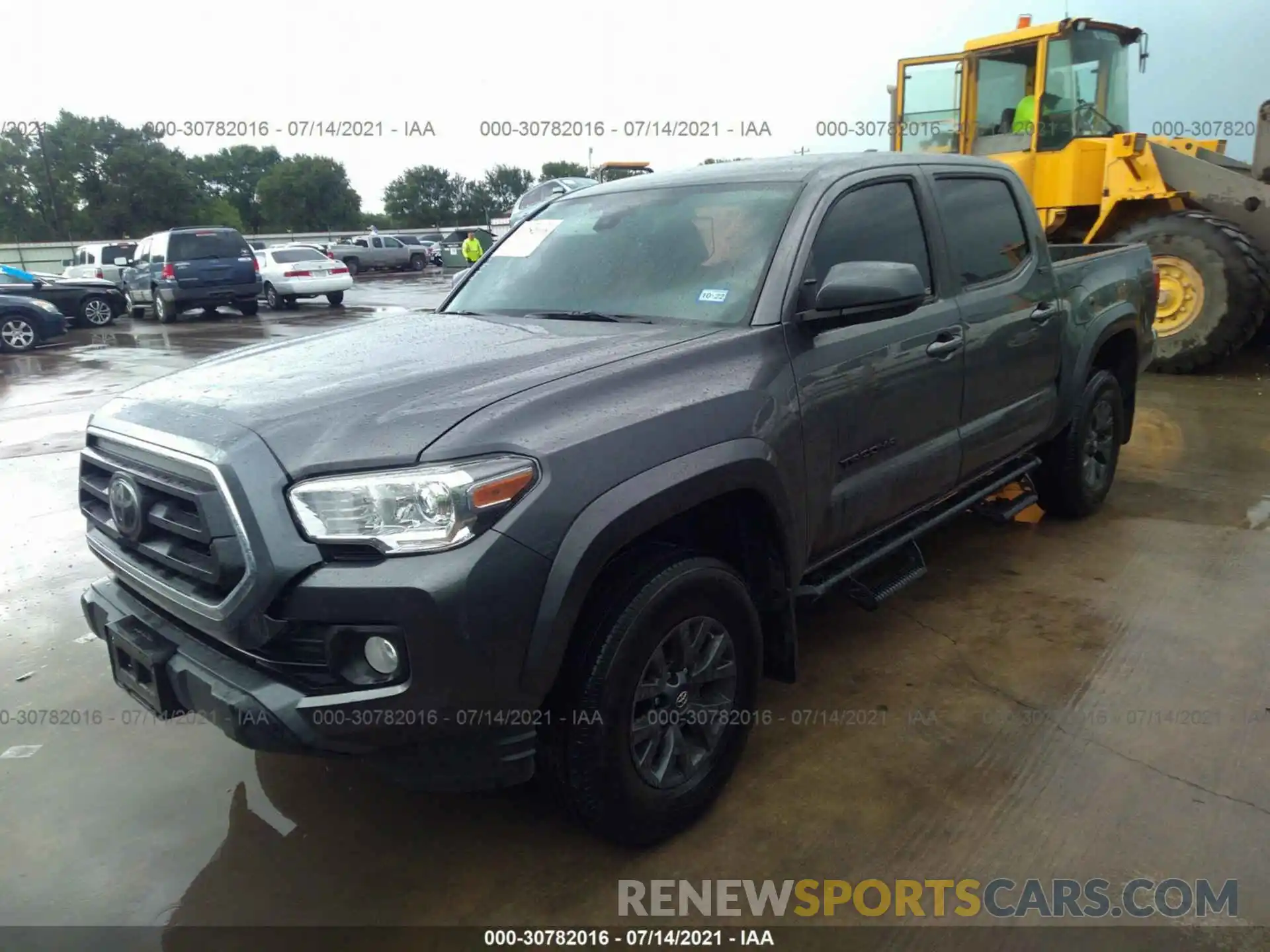 2 Photograph of a damaged car 5TFAZ5CN7MX098049 TOYOTA TACOMA 2WD 2021