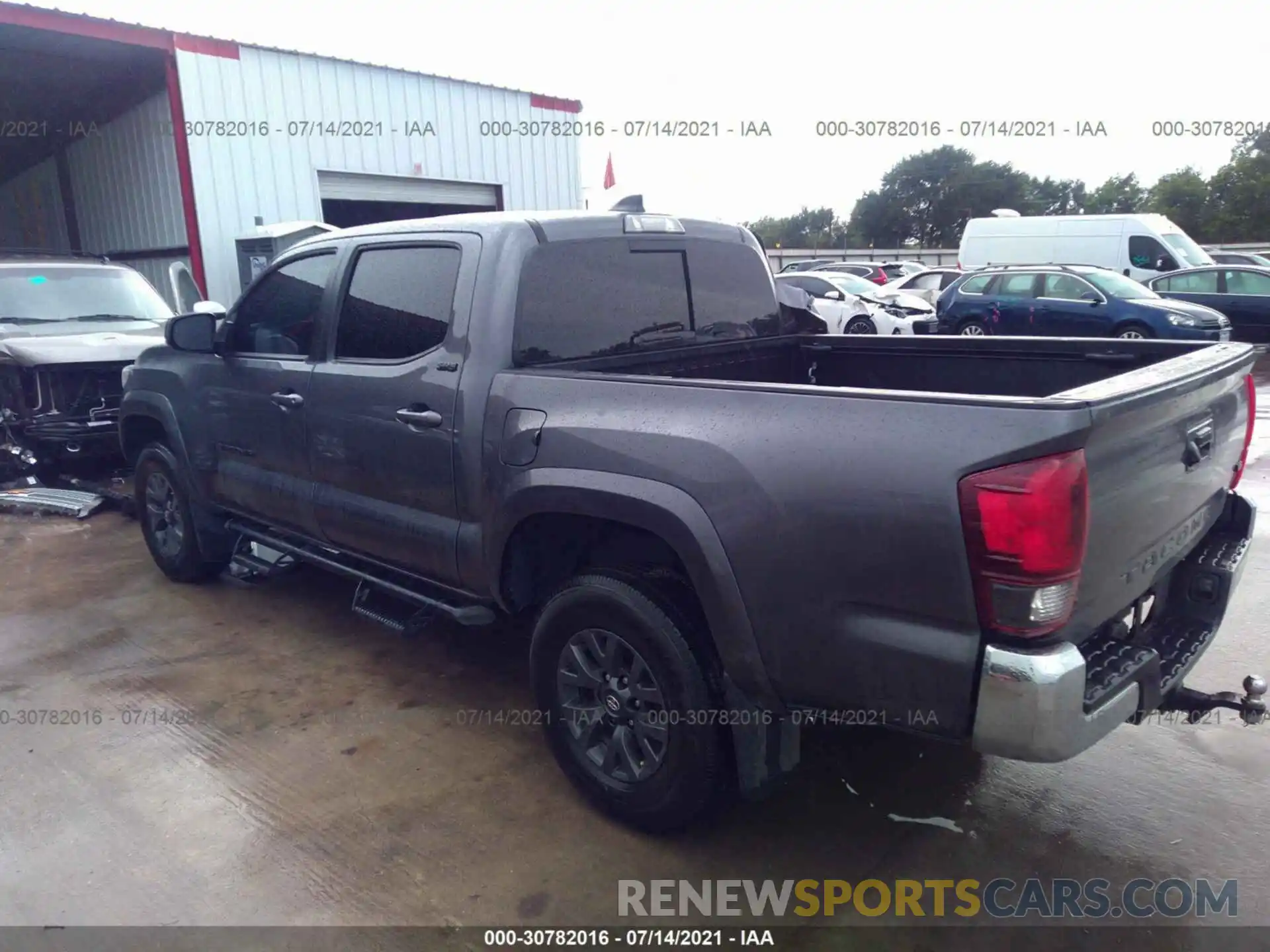 3 Photograph of a damaged car 5TFAZ5CN7MX098049 TOYOTA TACOMA 2WD 2021