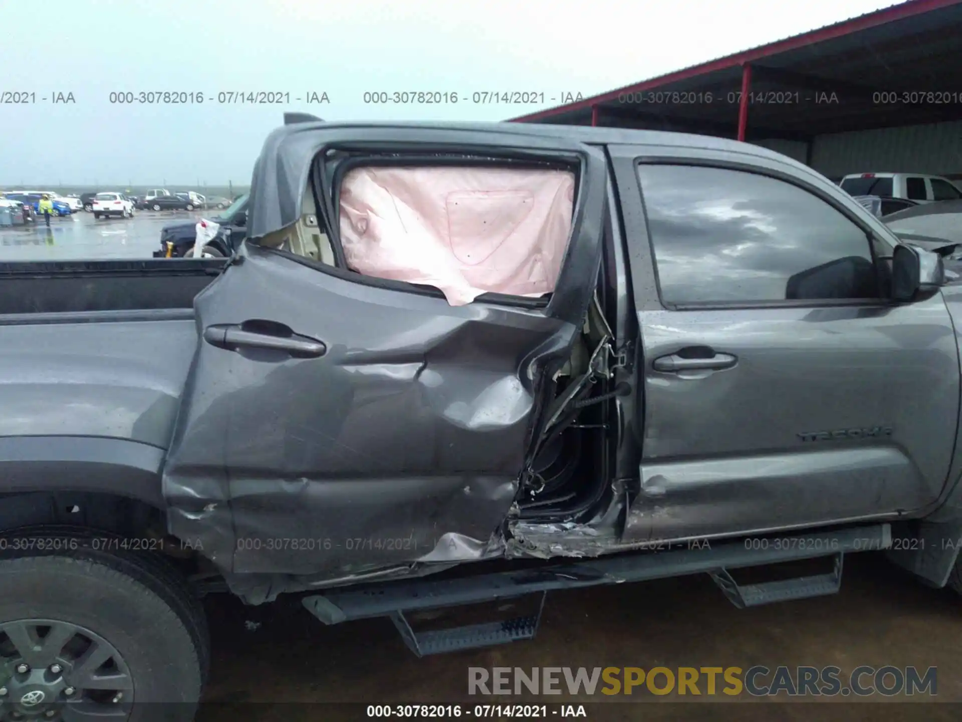 6 Photograph of a damaged car 5TFAZ5CN7MX098049 TOYOTA TACOMA 2WD 2021