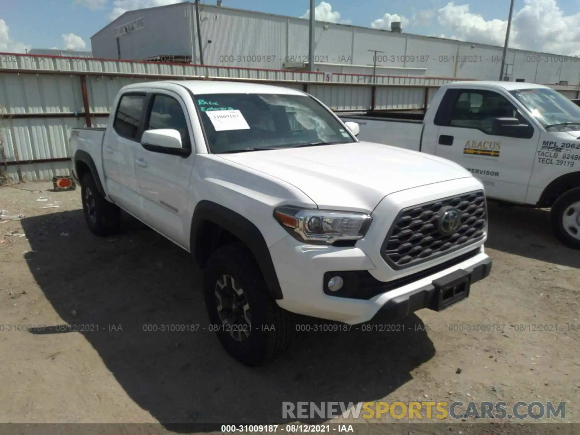 1 Photograph of a damaged car 5TFAZ5CN7MX107123 TOYOTA TACOMA 2WD 2021