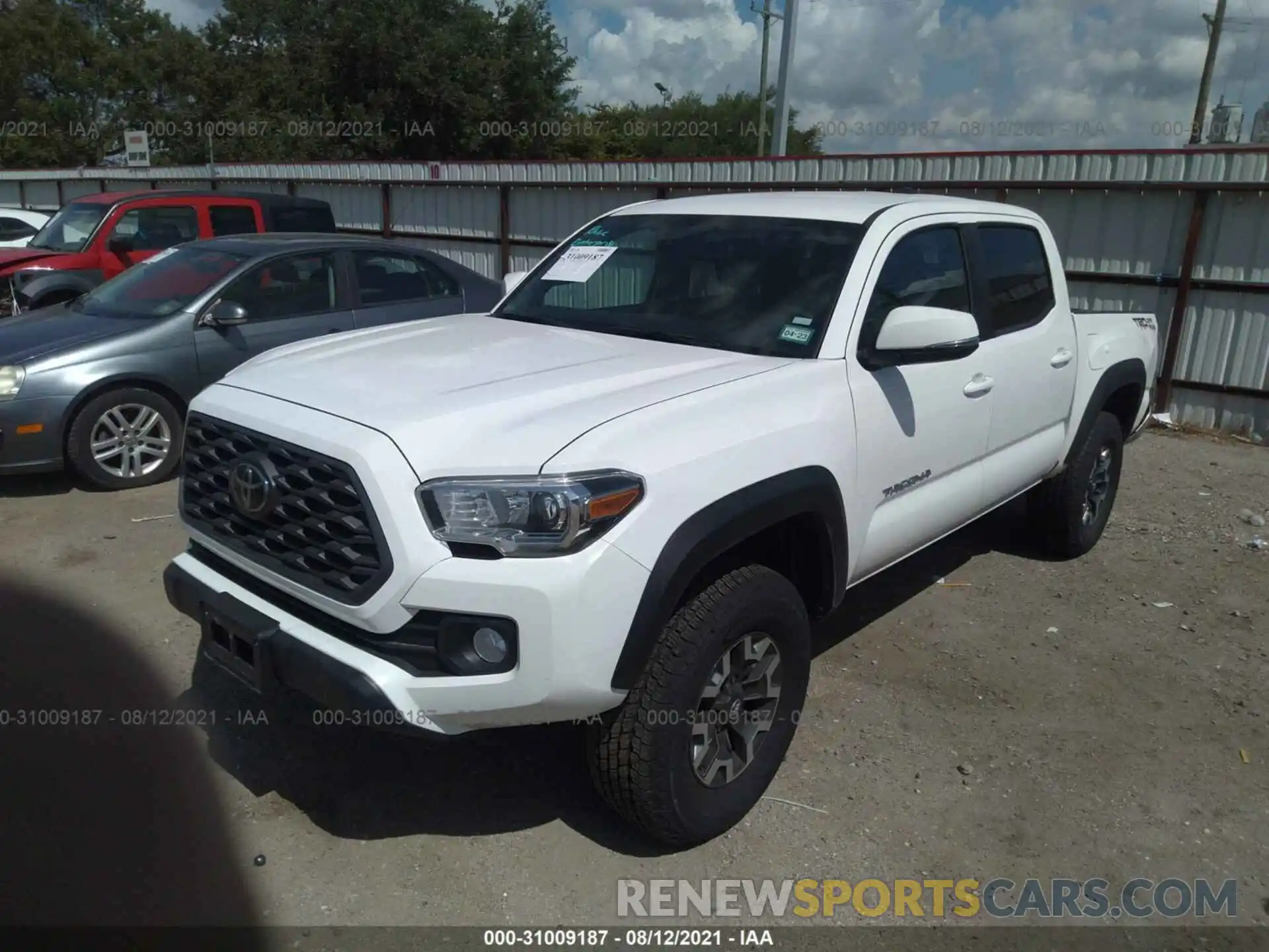 2 Photograph of a damaged car 5TFAZ5CN7MX107123 TOYOTA TACOMA 2WD 2021